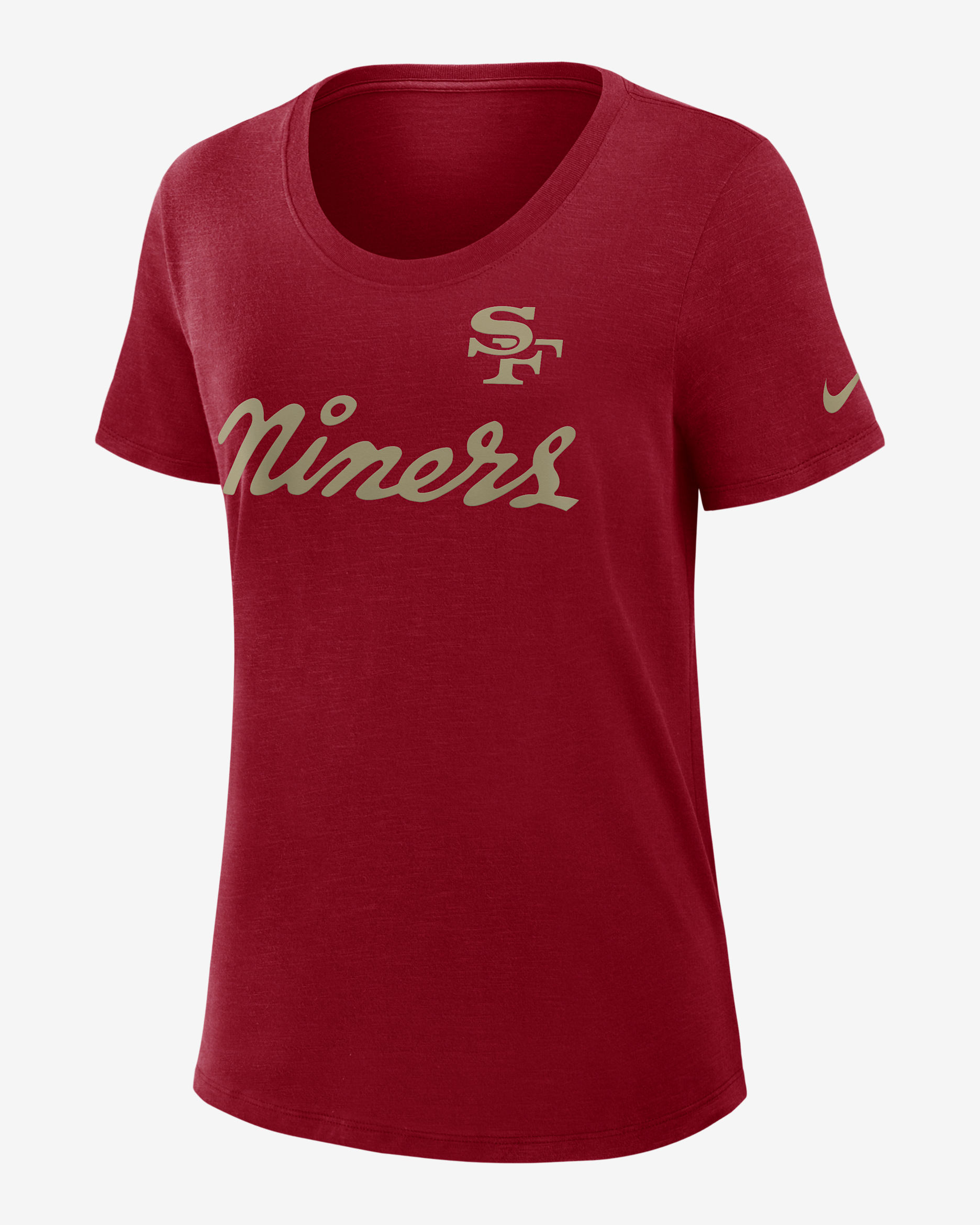 San Francisco 49ers Rivalries Collection Slub Women's Nike Dri-FIT NFL T-Shirt - Black
