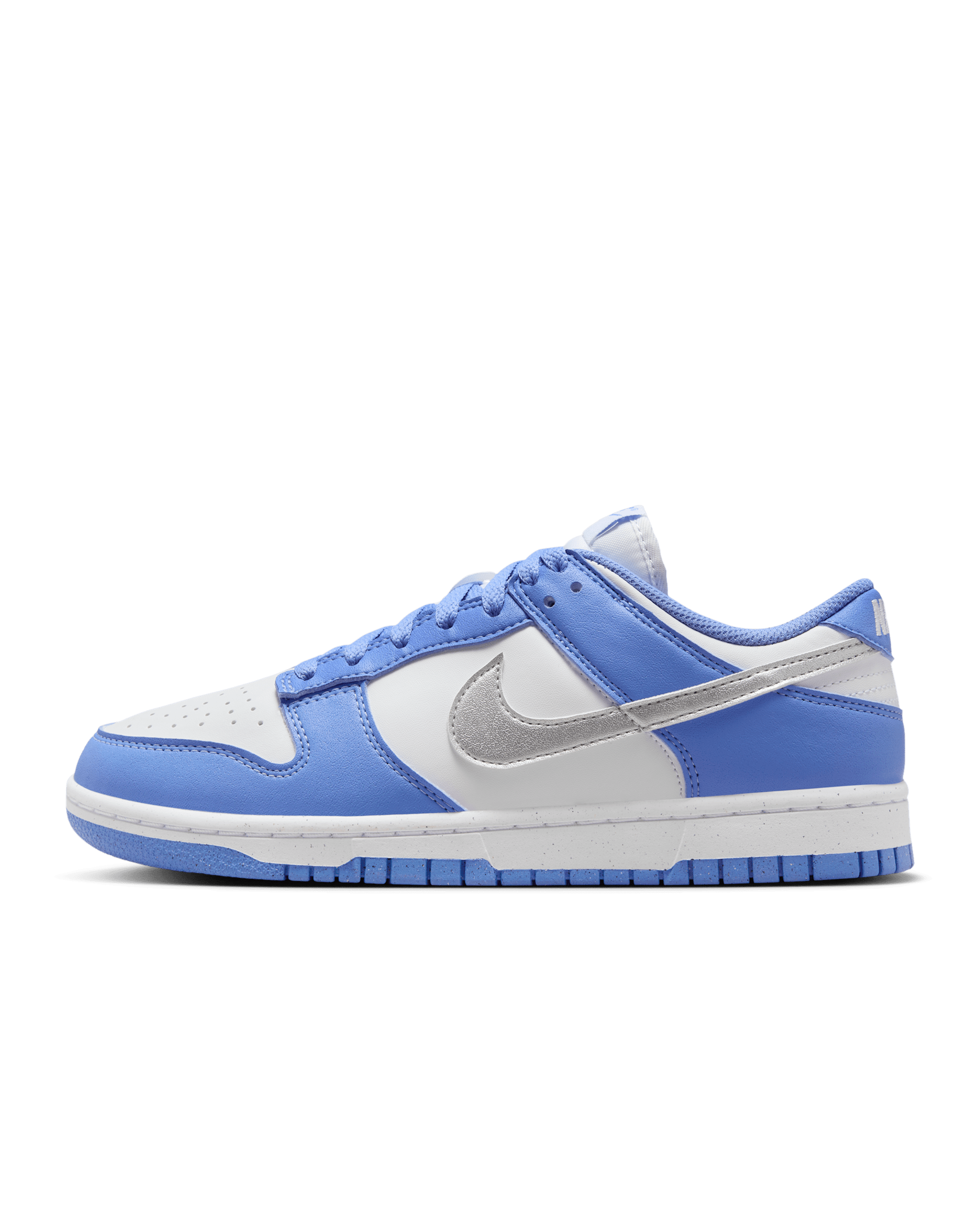 Tenis para mujer Nike Dunk Low Next Nature - Royal pulso/Blanco/Plata metalizado