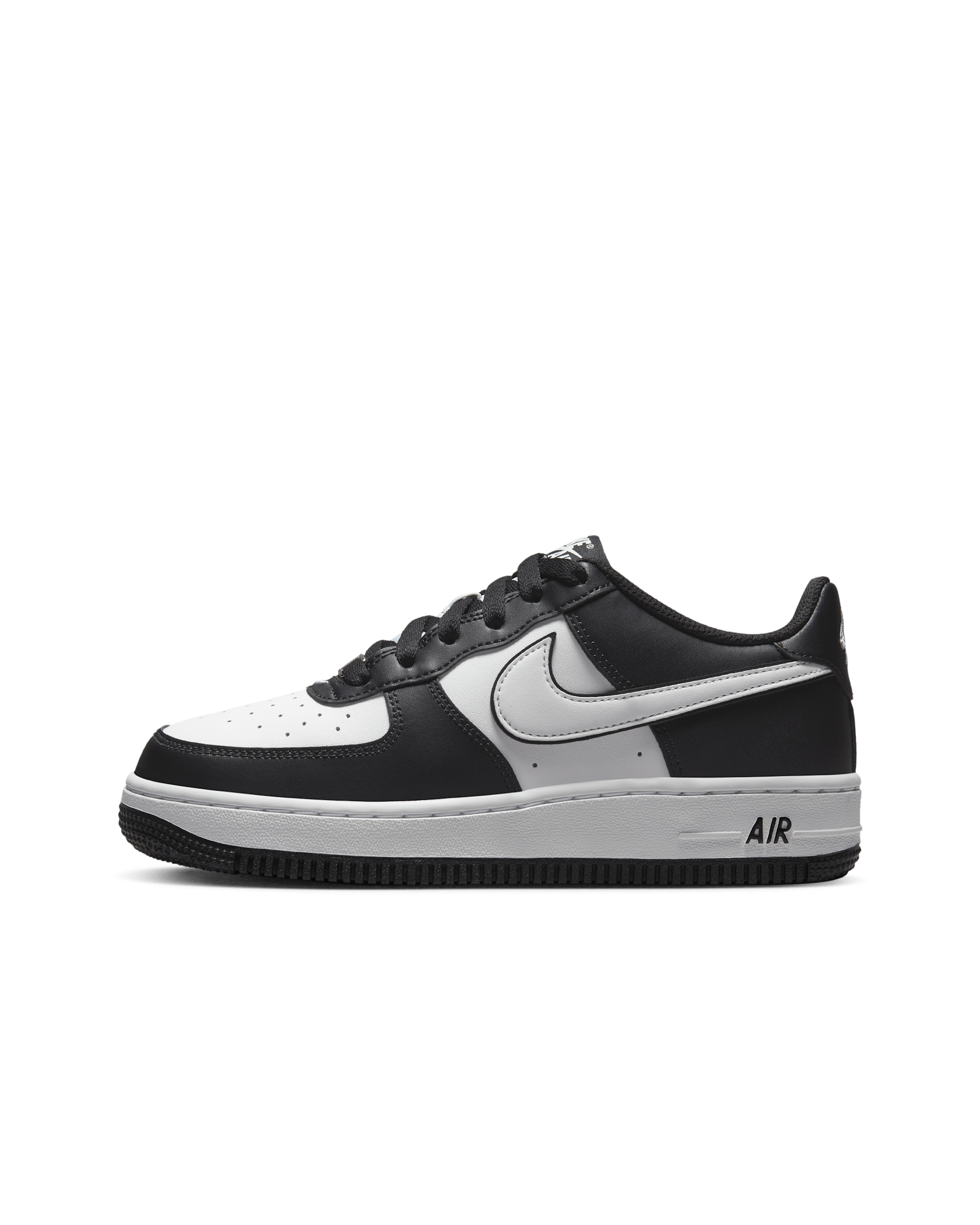 Nike Air Force 1 LV8 2 Older Kids' Shoes - Black/Black/White