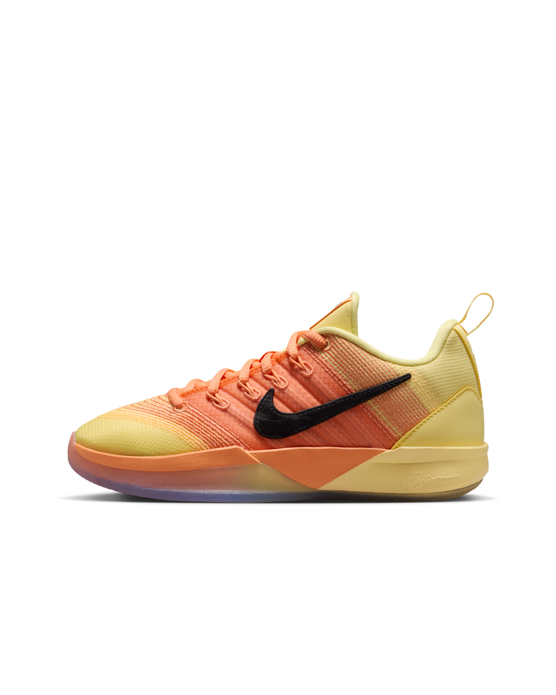 Tenis de básquetbol para niños grandes Sabrina 3 "Bring The Heat" - Amarillo suave/Naranja trance/Tinte melón/Negro