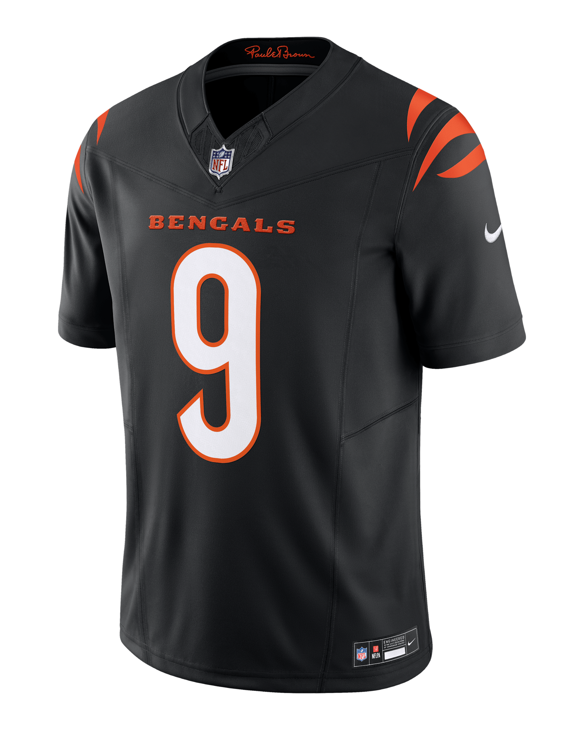 Jersey de fútbol americano Nike Dri-FIT de la NFL Limited para hombre Joe Burrow Cincinnati Bengals - Negro