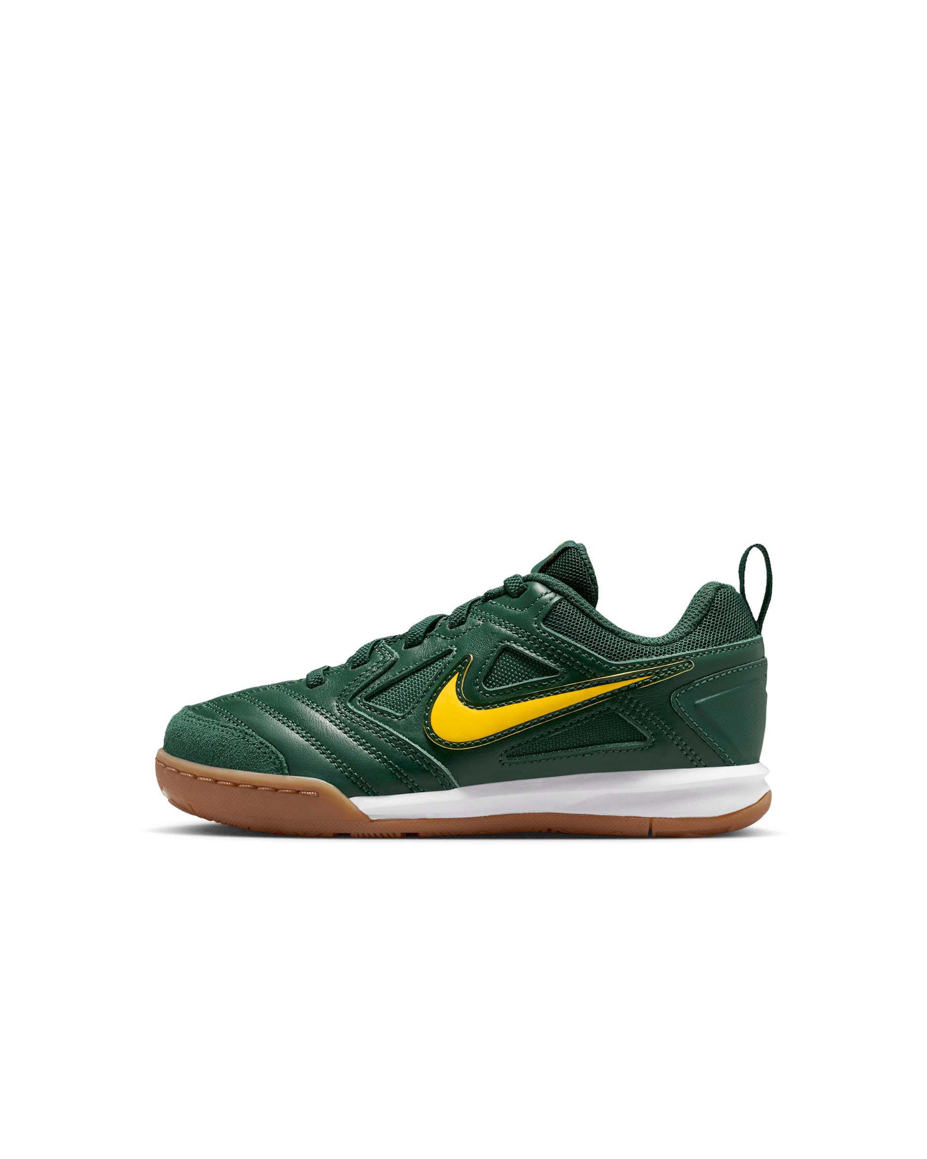 Nike Gato Little Kids' Shoes - Fir/White/Gum Medium Brown/Varsity Maize