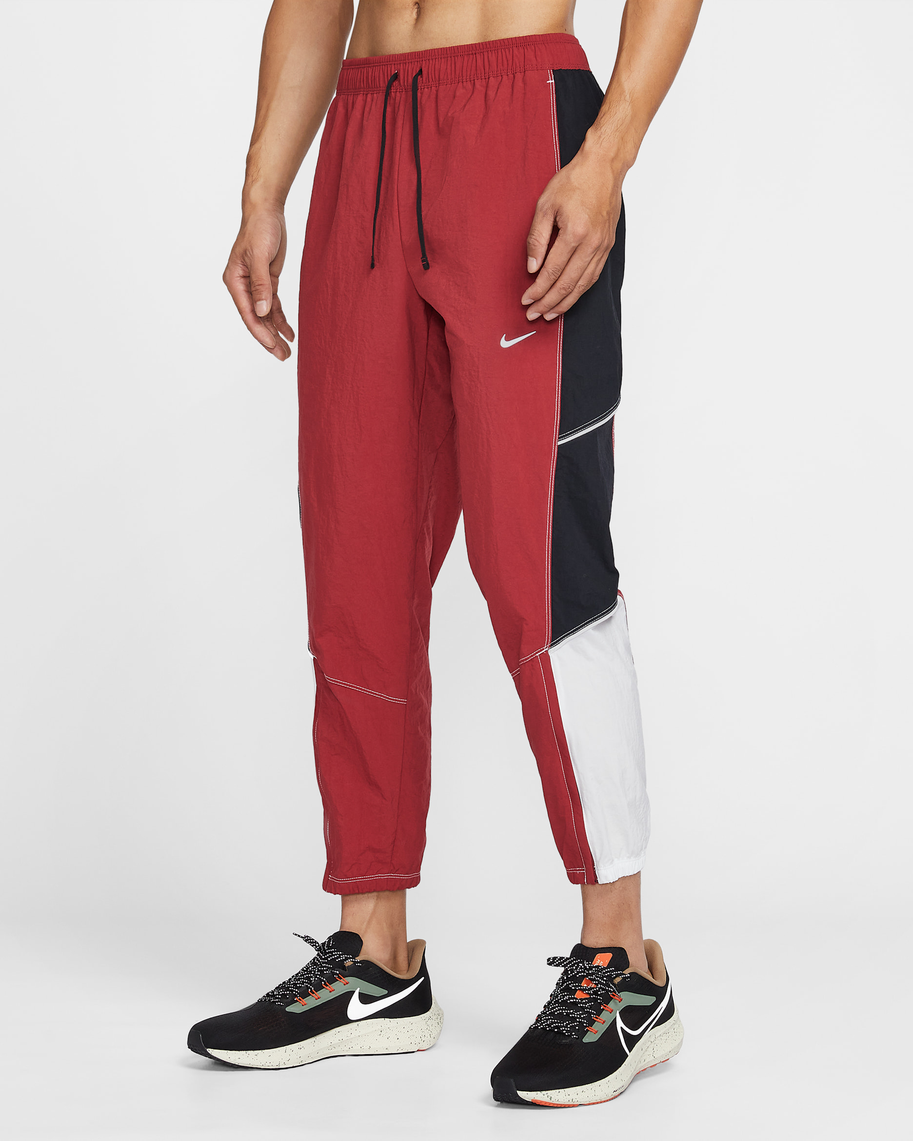 Nike Retro Men's Dri-FIT Track Trousers - Team Crimson/Black/Summit White