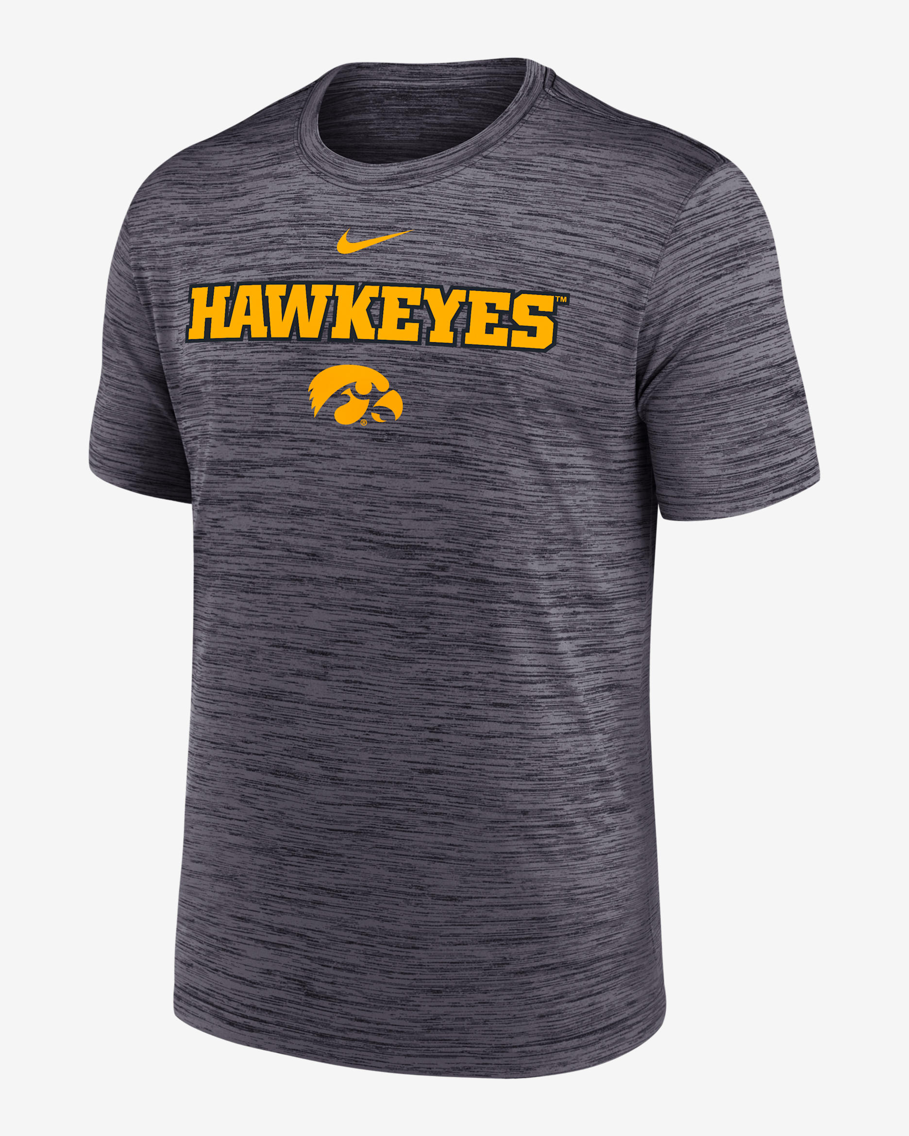 Playera universitaria Nike Dri-FIT para hombre Iowa Sideline Velocity - Negro