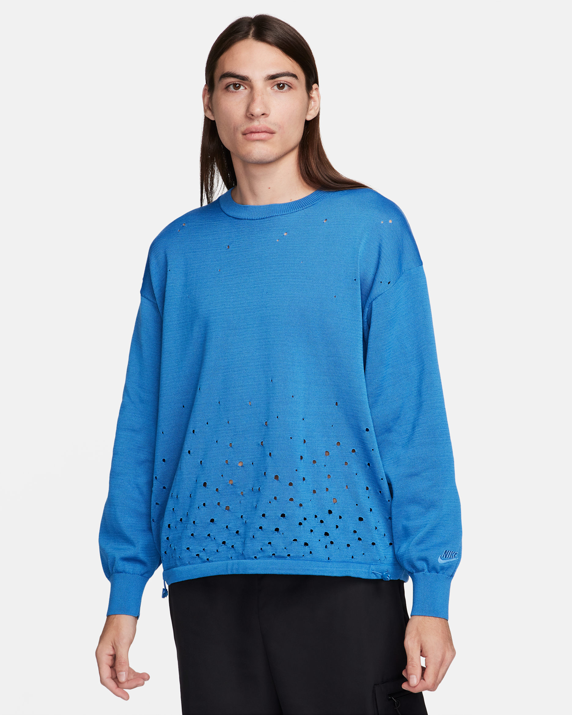Nike Sportswear Tech Pack Men's Long-Sleeve Sweater - Star Blue