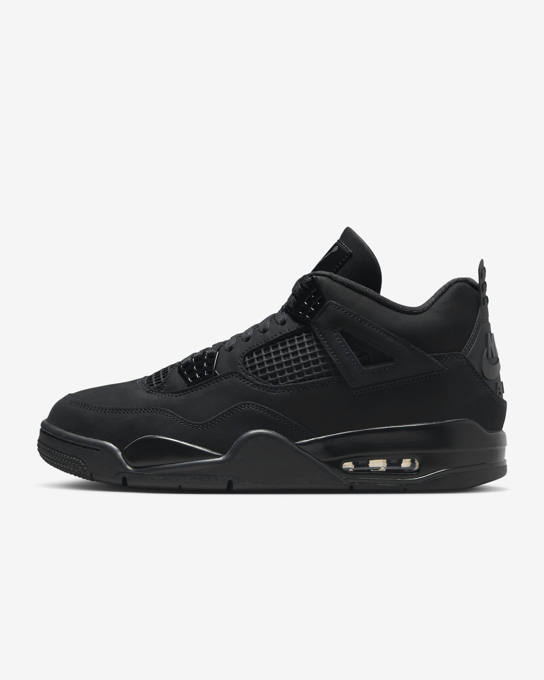 Air Jordan 4 Retro 'Black Cat' Men's Shoes - Black/Light Graphite/Black
