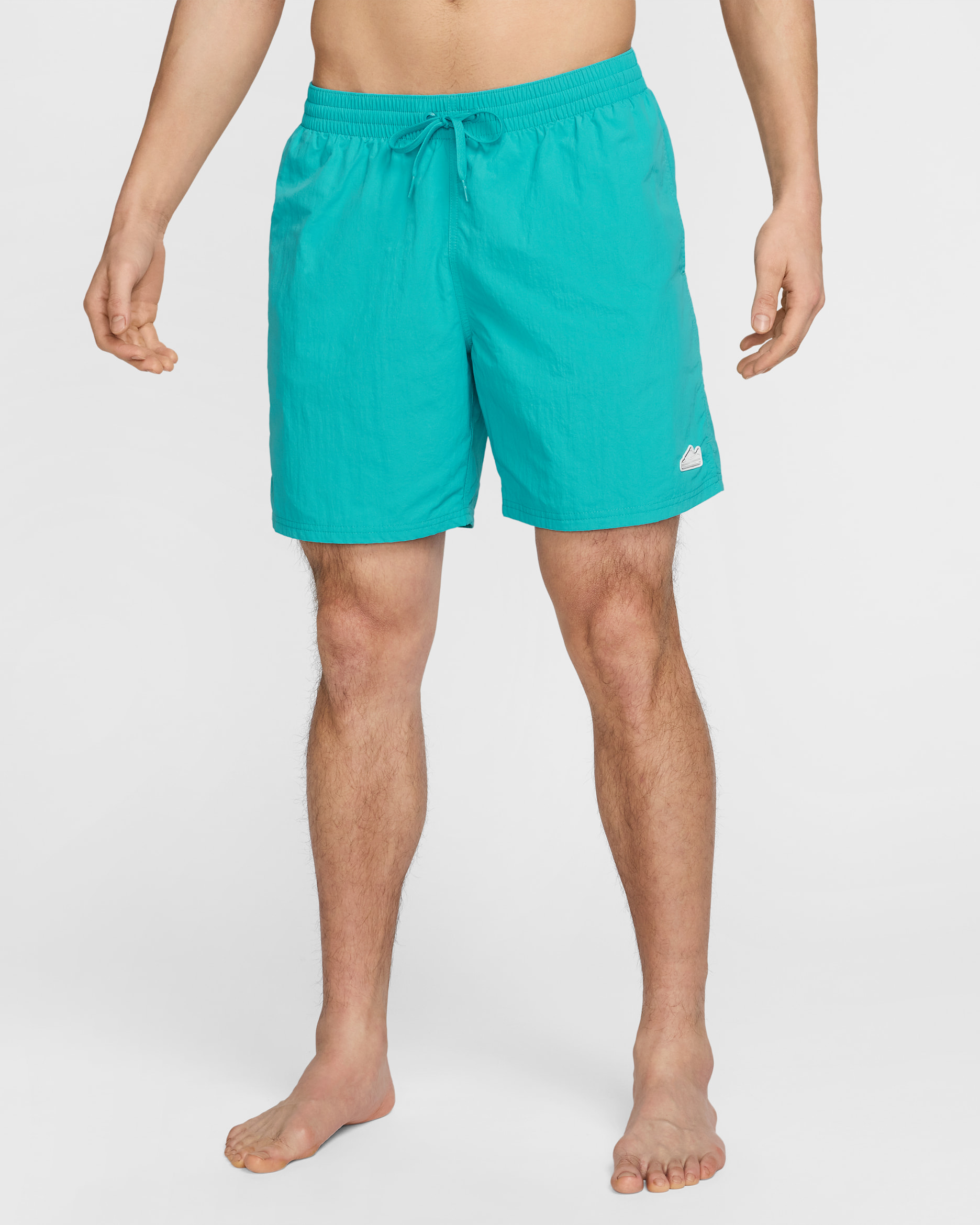 나이키 스윔 브레이커 남성 7인치 풀리 라인드 발리 쇼츠 - 더스티 캑터스/화이트/블랙/더스티 캑터스