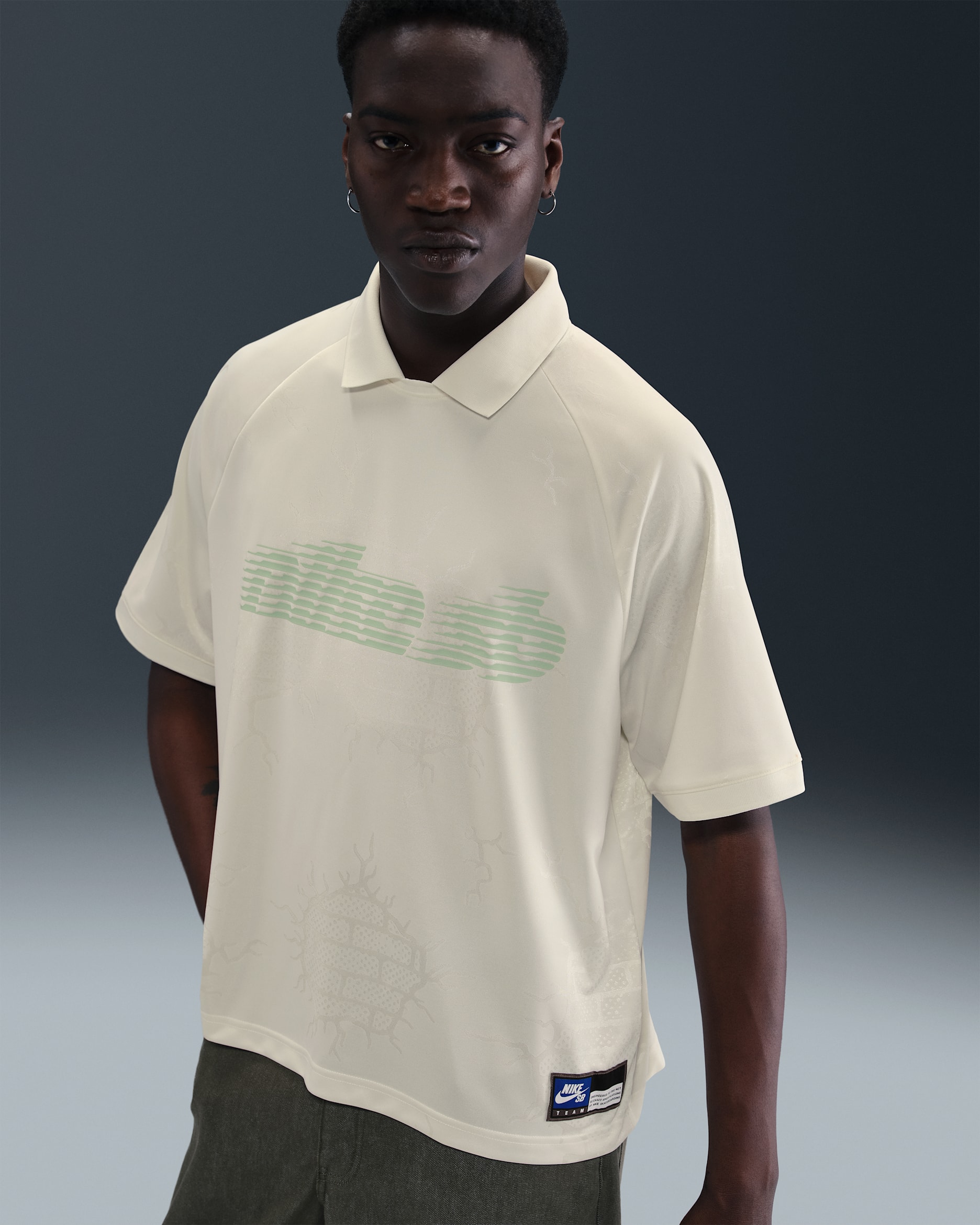 Nike SB Dri-FIT Jacquard Skate Jersey - Sail