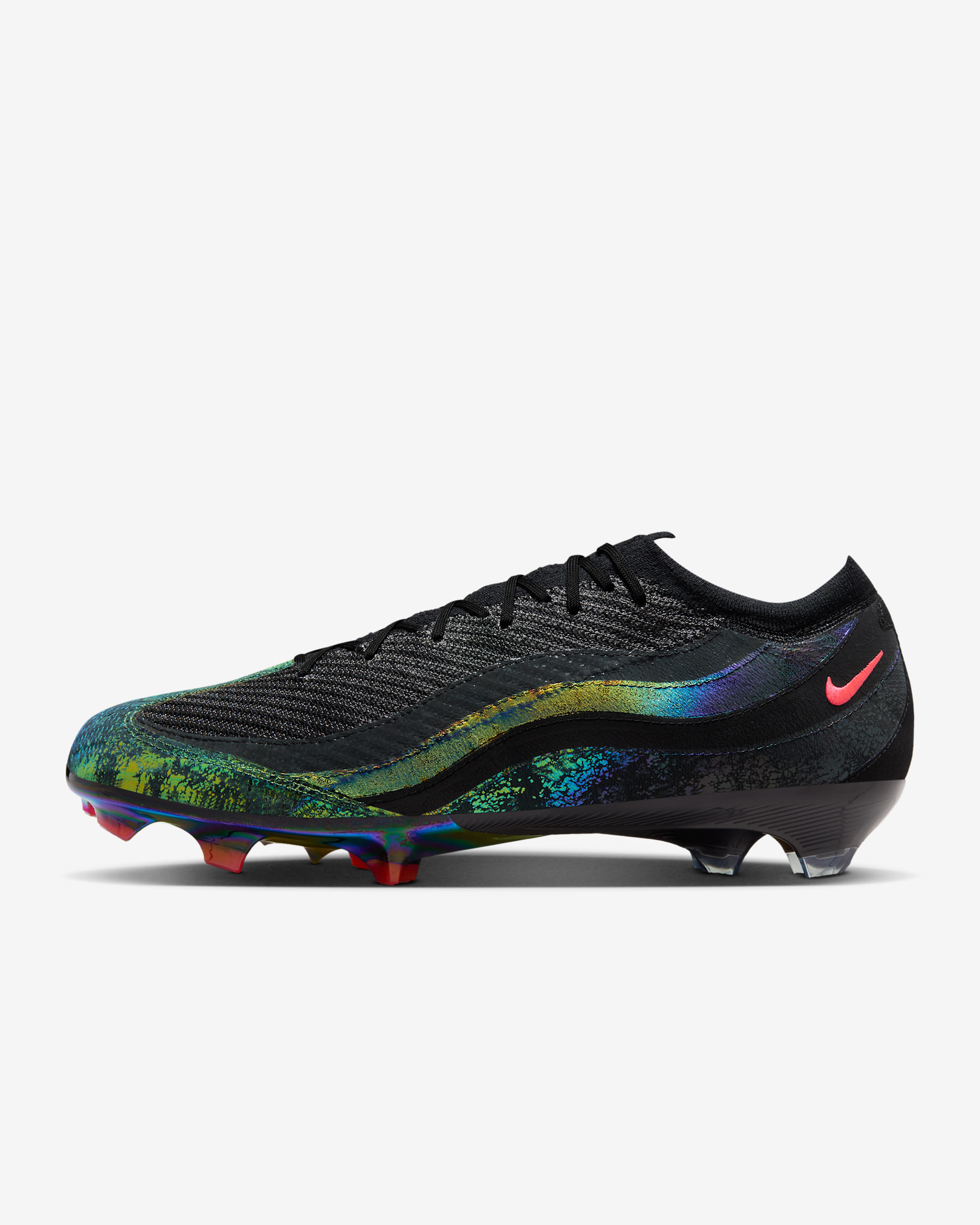 Tacos de fútbol FG de corte low Nike Mercurial Vapor 16 Elite x Air Max 95 SE - Negro/Rojo solar