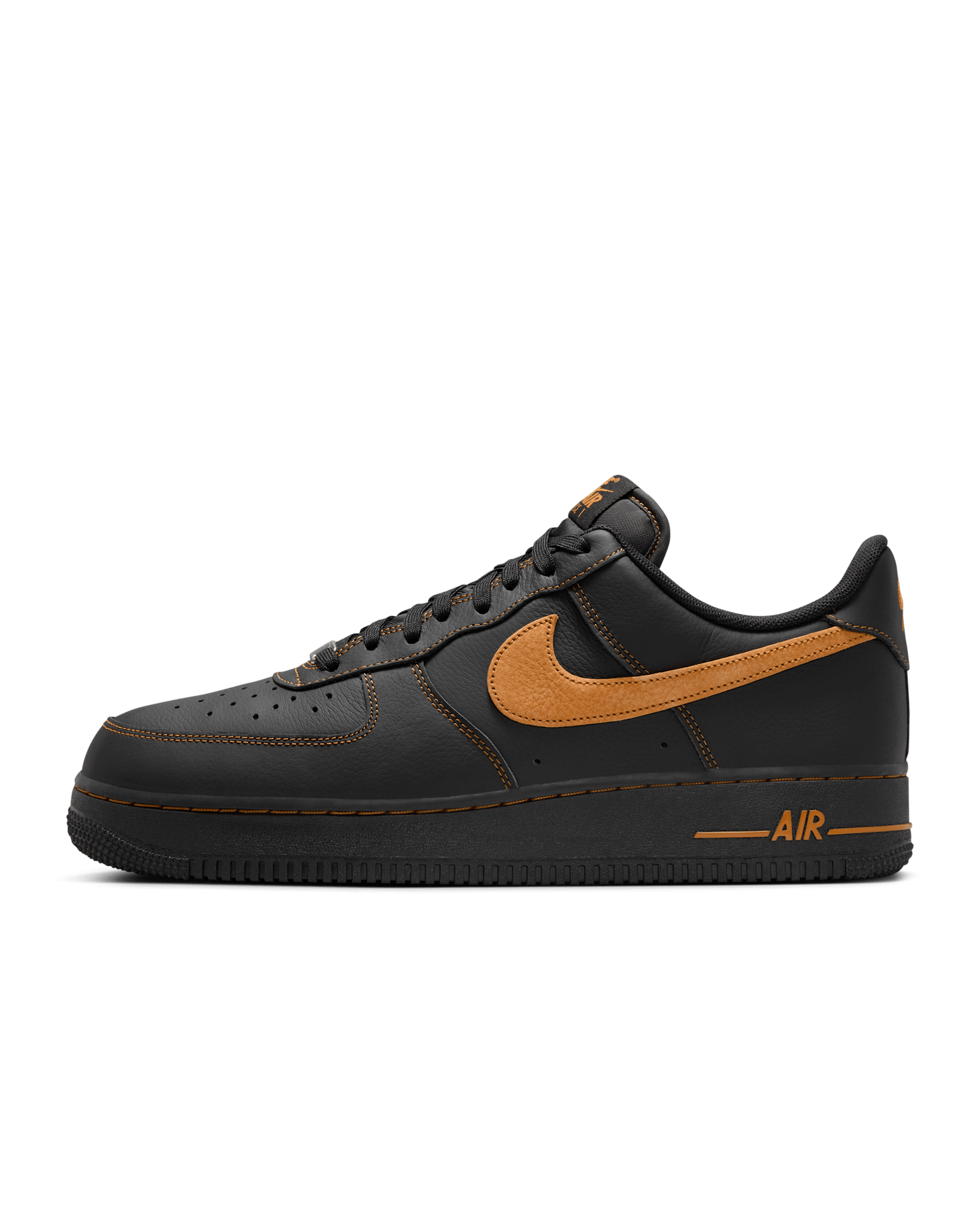 Nike Air Force 1 '07 LV8 Men's Shoes - Black/Desert Ochre