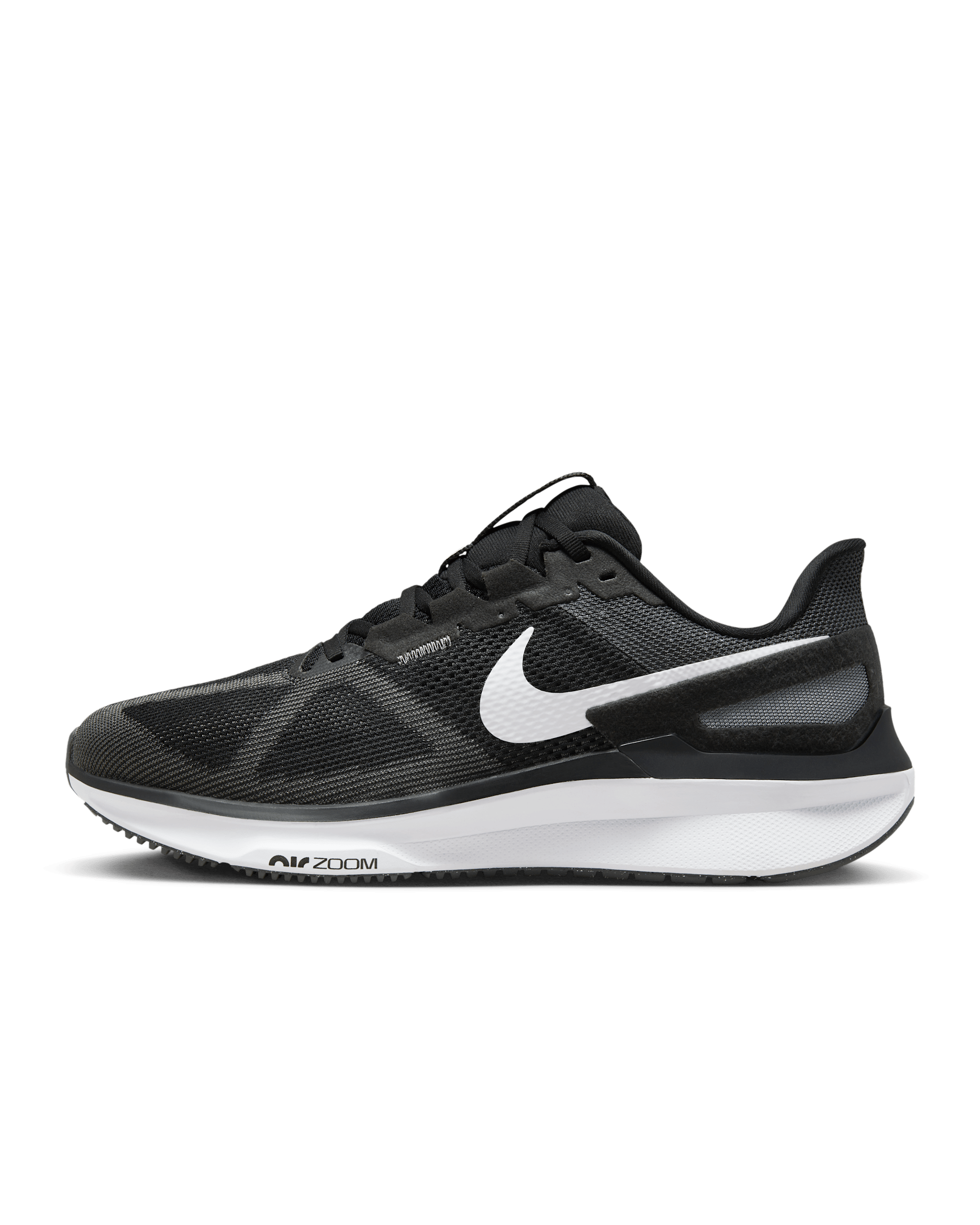 Nike Structure 25 Men's Road Running Shoes (Extra Wide) - Black/Iron Grey/White