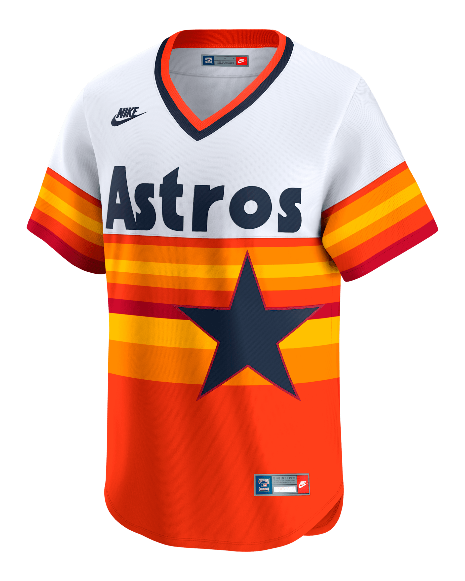 Houston Astros Cooperstown Men's Nike Dri-FIT ADV MLB Limited Jersey - White