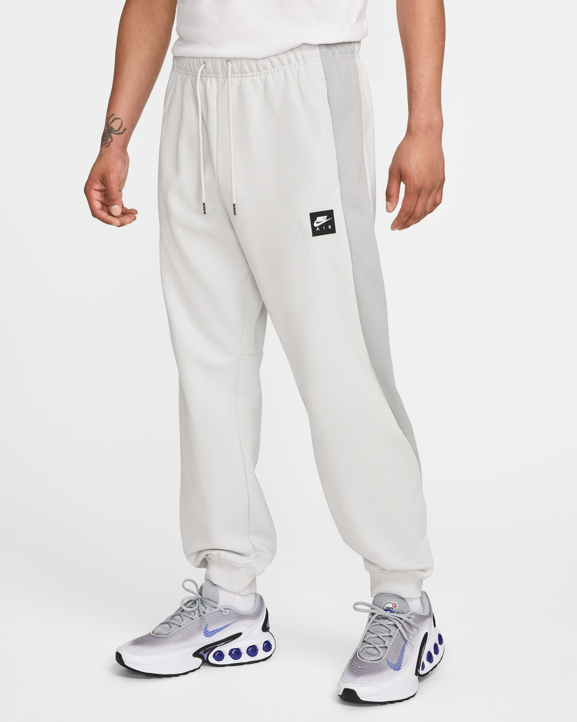 Nike Air Men's Fleece Joggers - Photon Dust/Light Smoke Grey/Black
