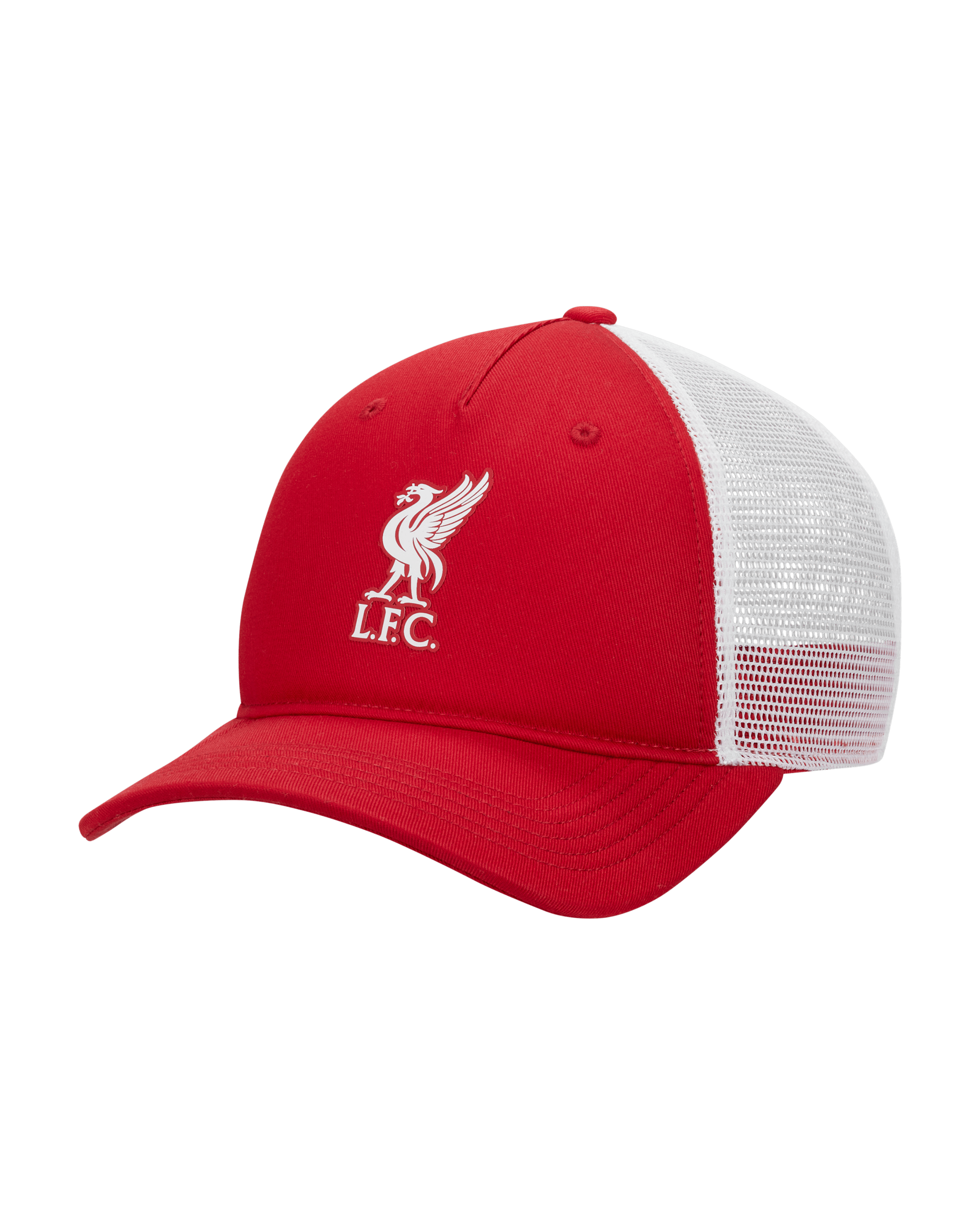 Liverpool F.C. Rise Nike Football Trucker Cap - Gym Red/White/White