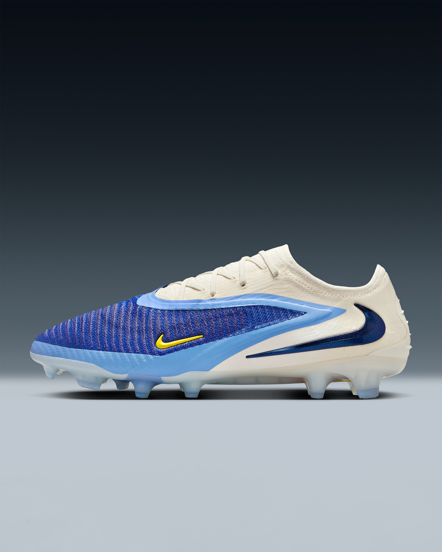 Nike Phantom 6 Low Elite Tacos de fútbol para terreno firme - Azul carrera/Obsidiana oscuro