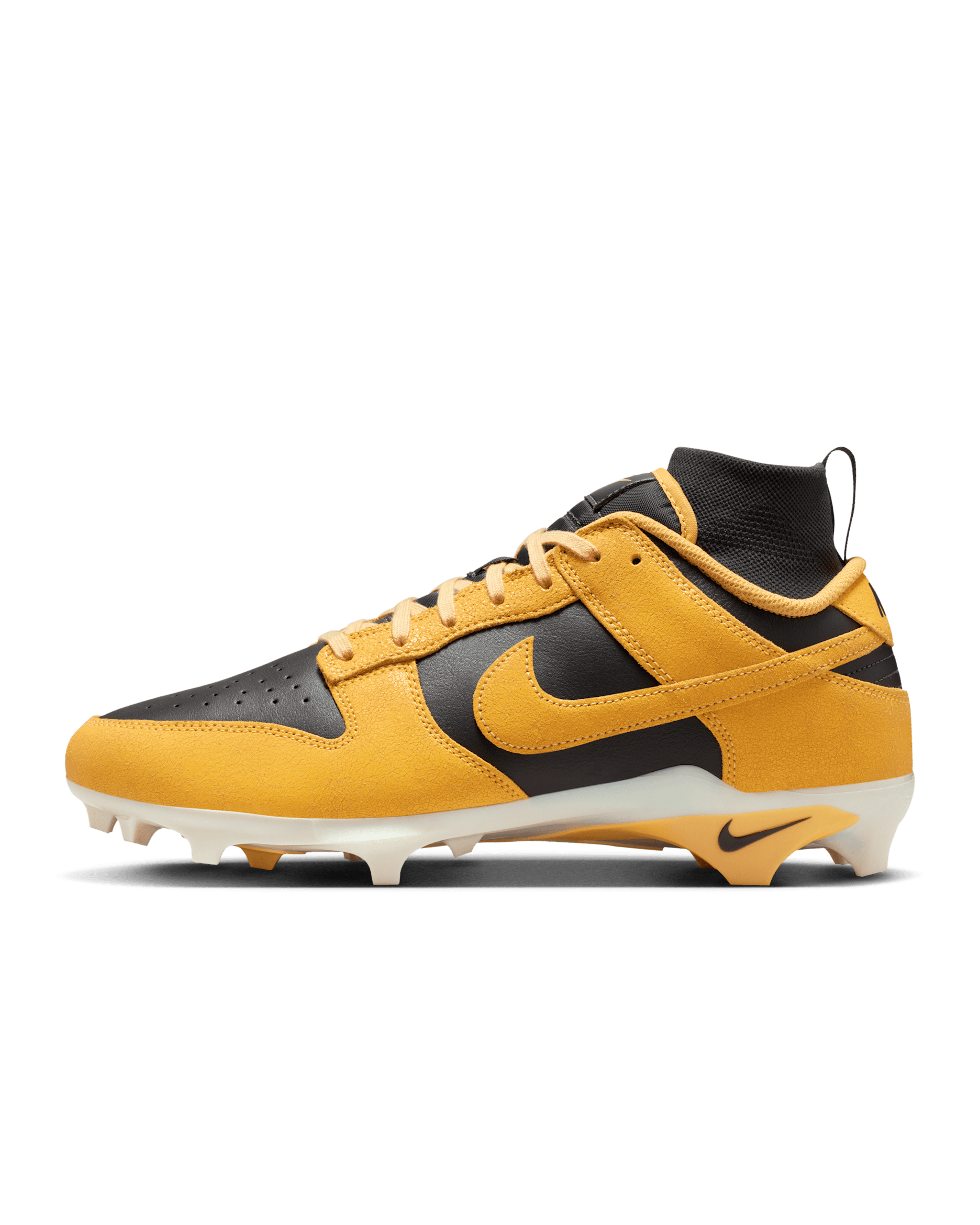 Nike Alpha Menace 4 Dunk SE Football Cleats - Anthracite/Pale Ivory/Solar Flare