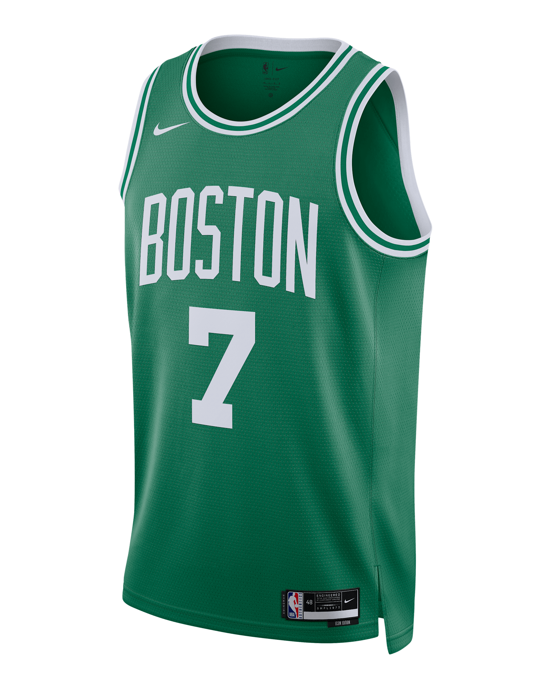 Boston Celtics Icon Edition Men's Nike Dri-FIT NBA Swingman Jersey - Clover