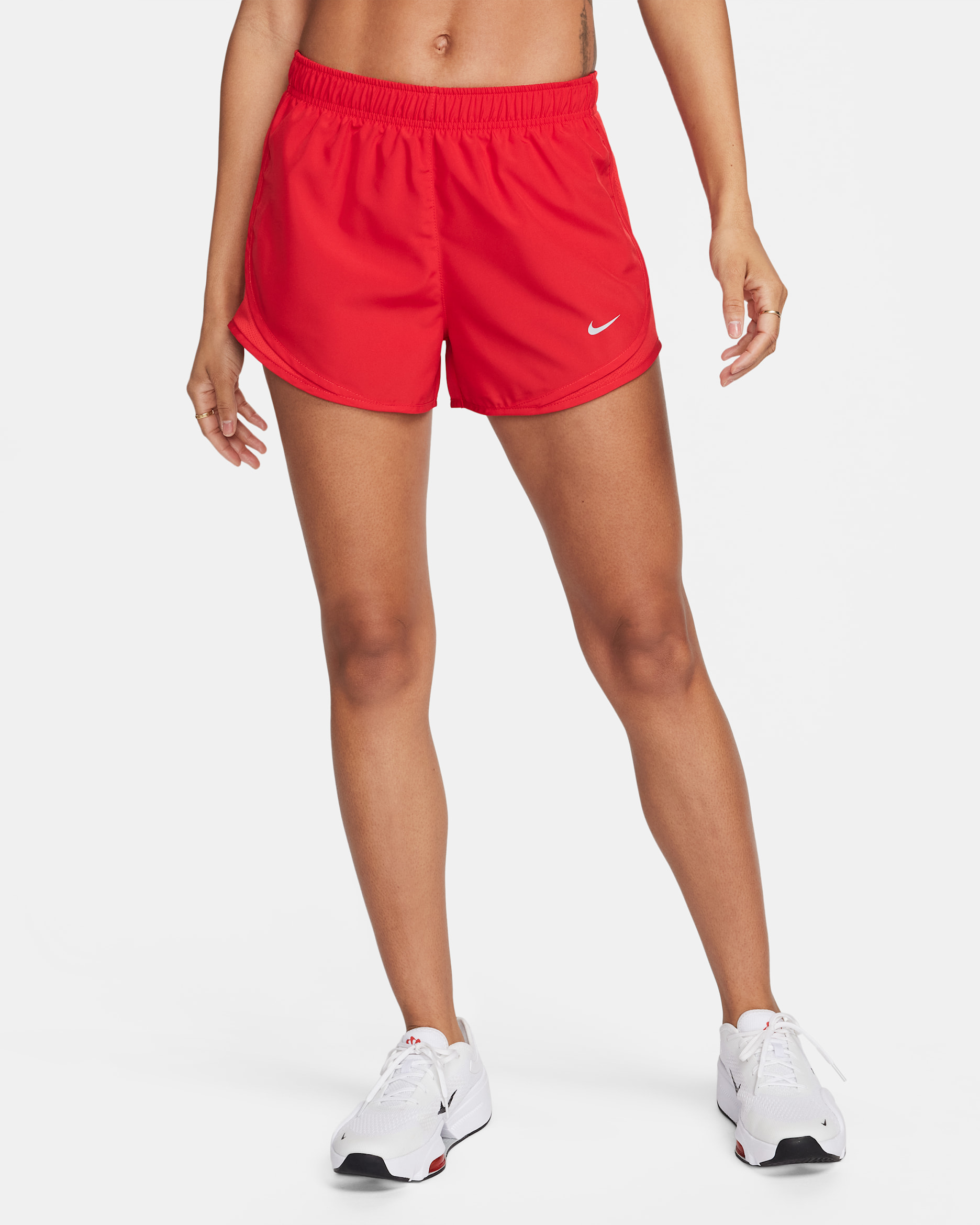 Nike Tempo Women's Brief-Lined Running Shorts - University Red/University Red/University Red/Wolf Grey