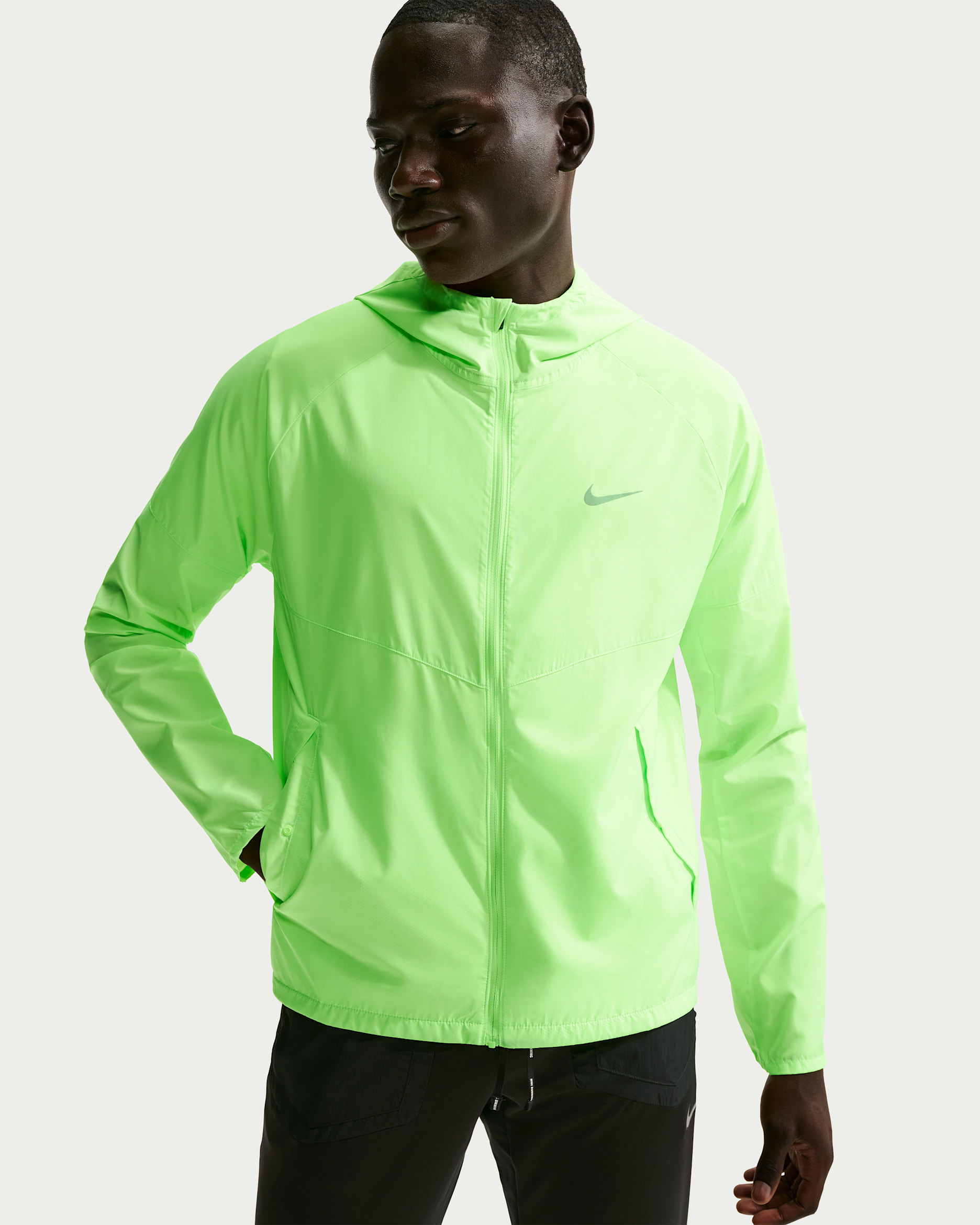 Nike Miler Repel-Laufjacke für Herren - Lime Blast/Lime Blast