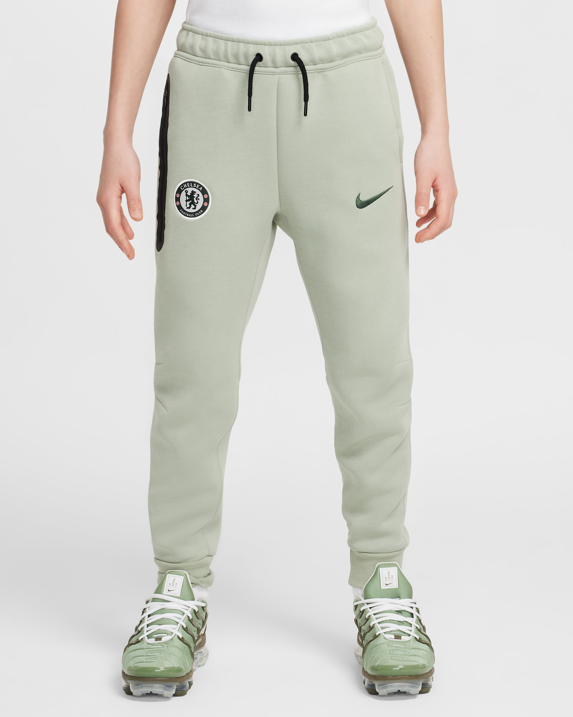 Chelsea F.C. Tech Older Kids' (Boys') Nike Football Fleece Pants - Jade Horizon/Galactic Jade