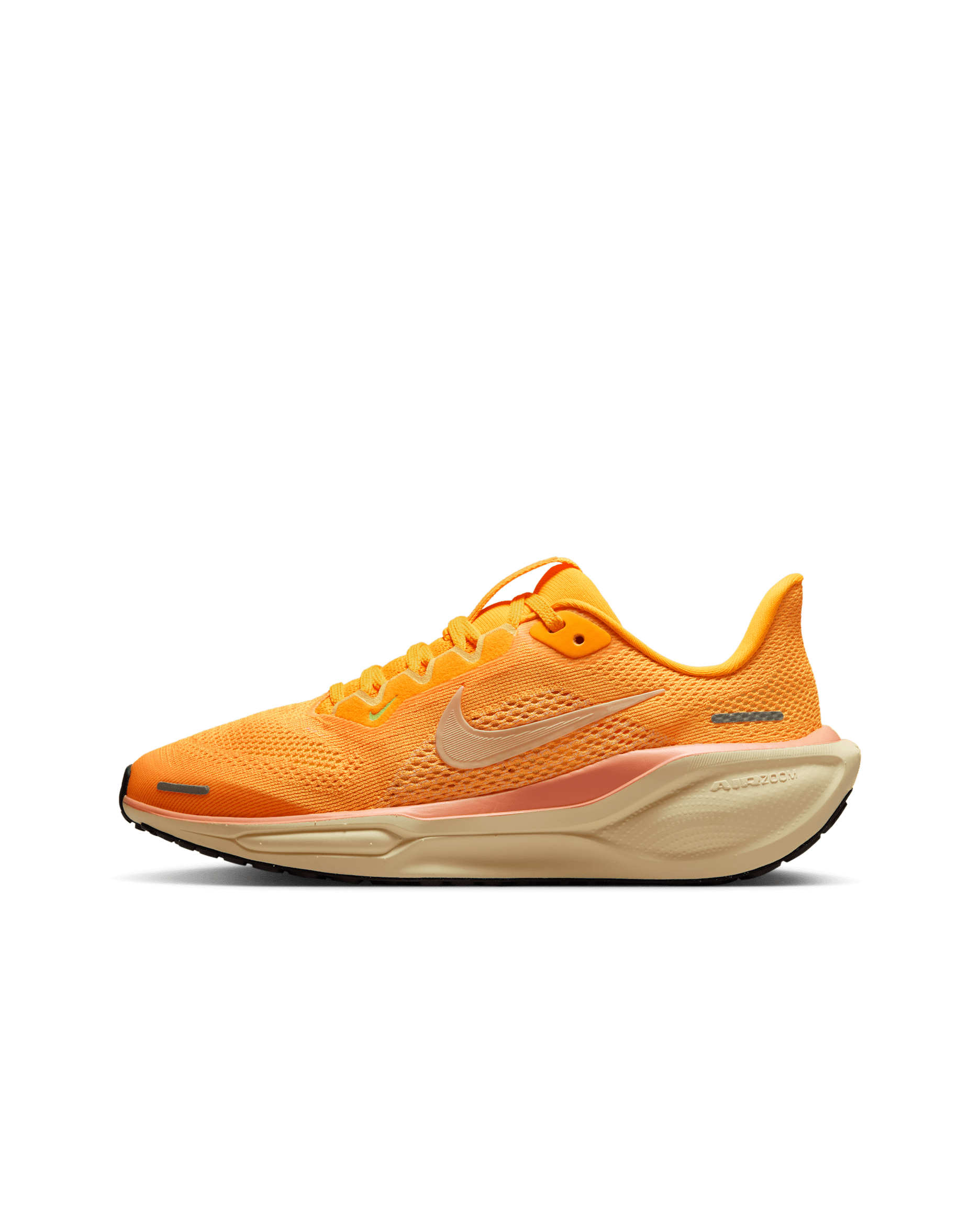 Nike Pegasus 41 Big Kids' Road Running Shoes - Laser Orange/Apricot Agate/Lime Blast/Alabaster
