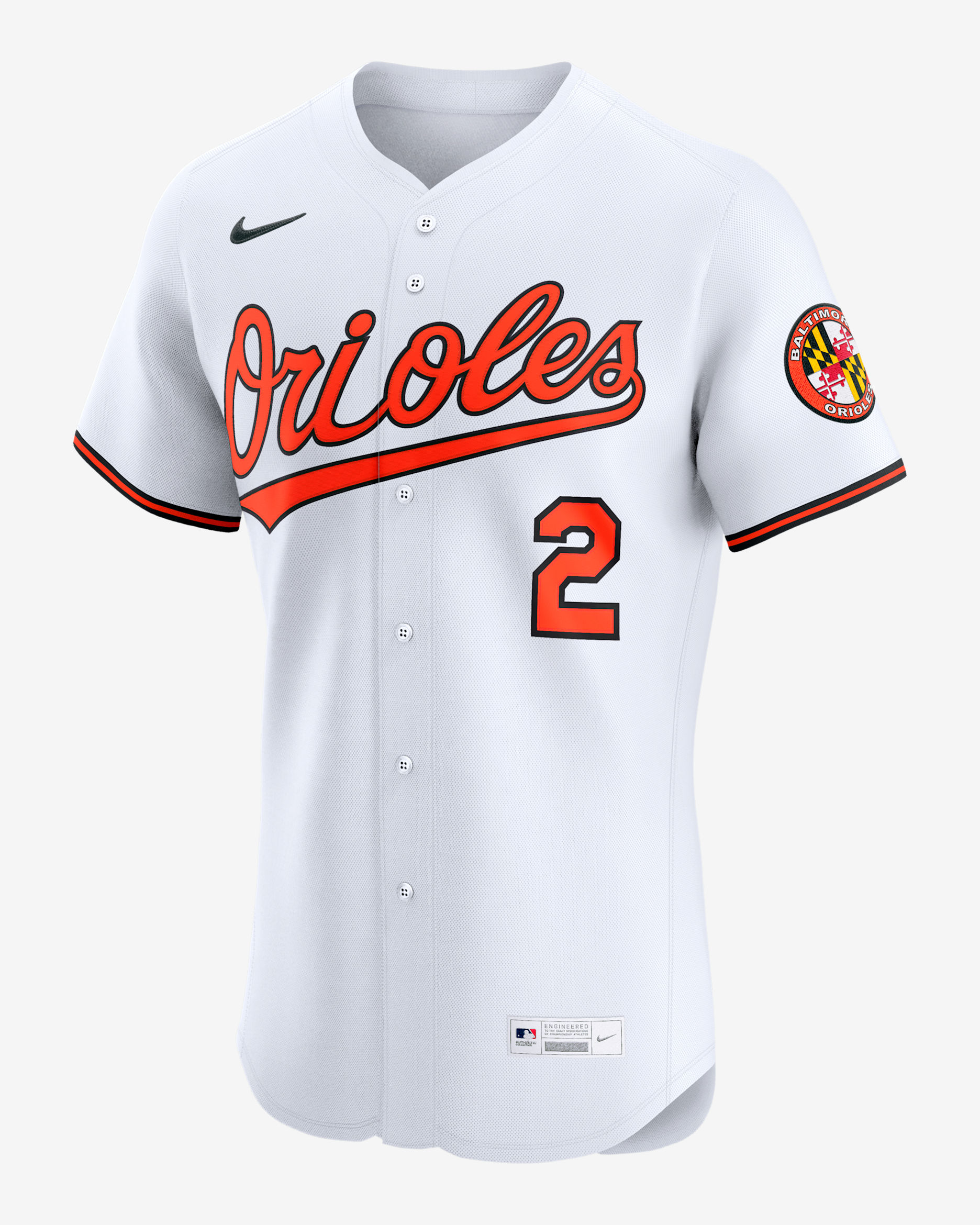 Gunnar Henderson Baltimore Orioles Men's Nike Dri-FIT ADV MLB Elite Jersey - White
