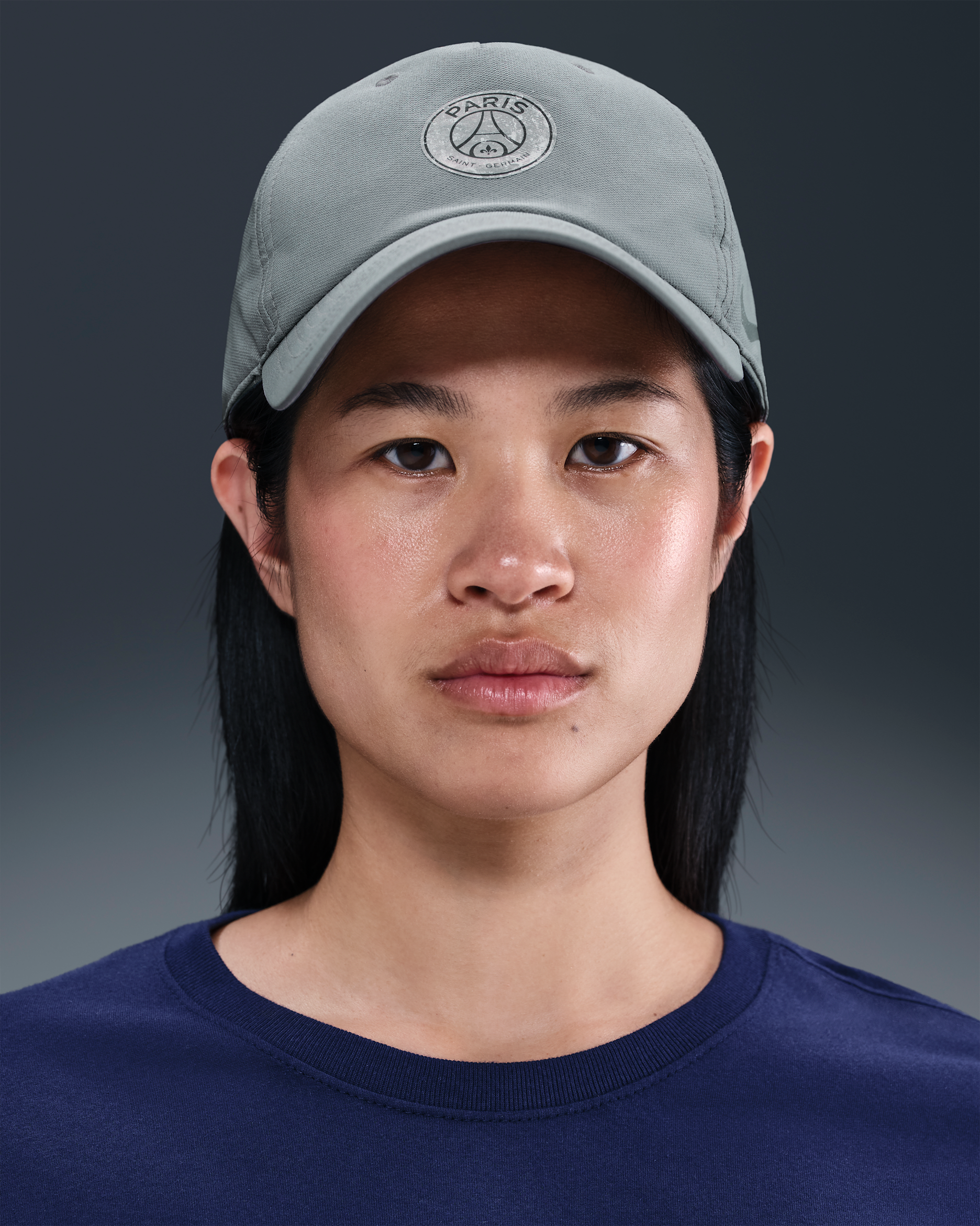Paris Saint-Germain 2025/2026 Nike Club Cap US CB L Urban - Particle Grey/Anthracite
