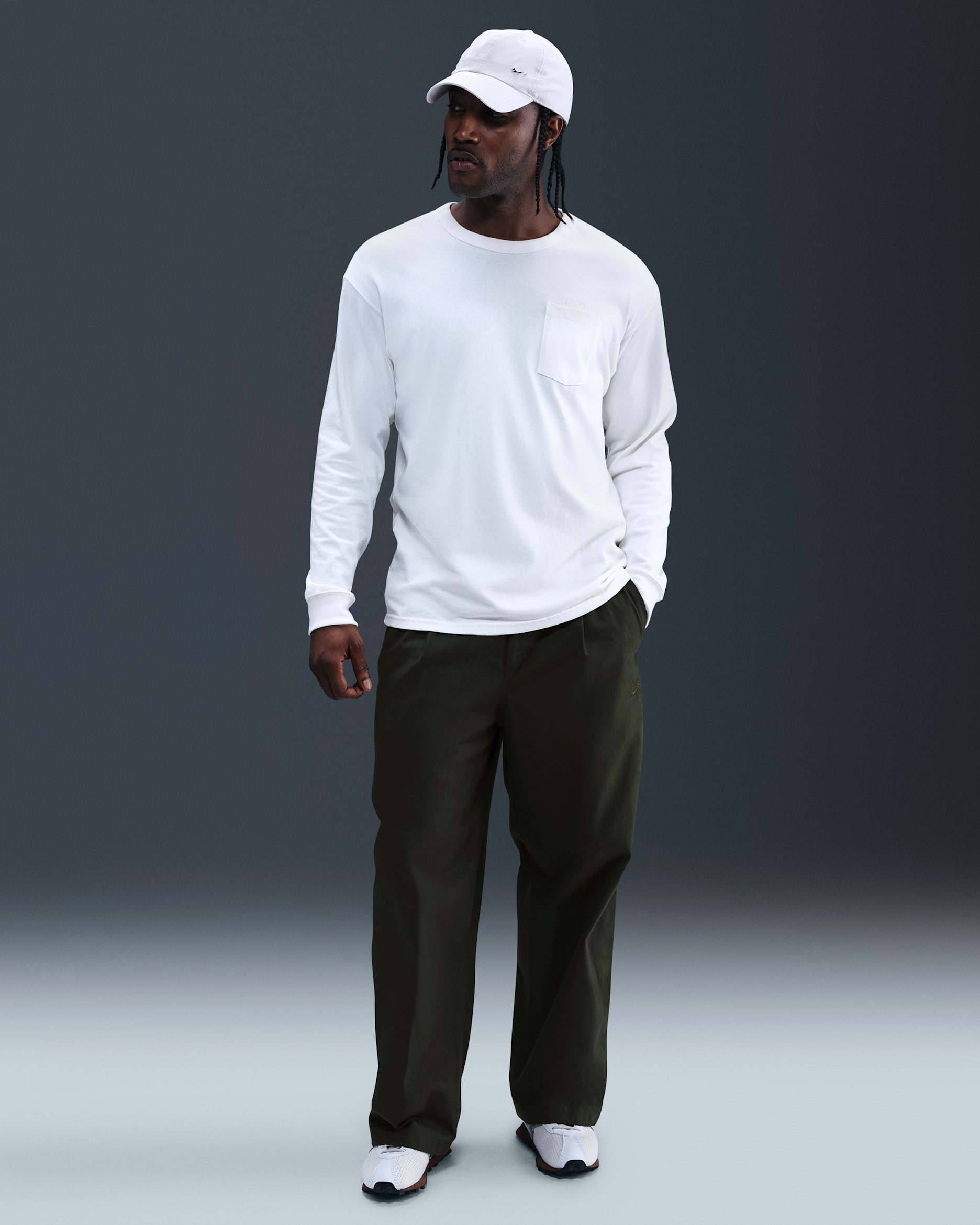 Pants globo de alta densidad para hombre Nike Sportswear Club - Secuoya/Secuoya