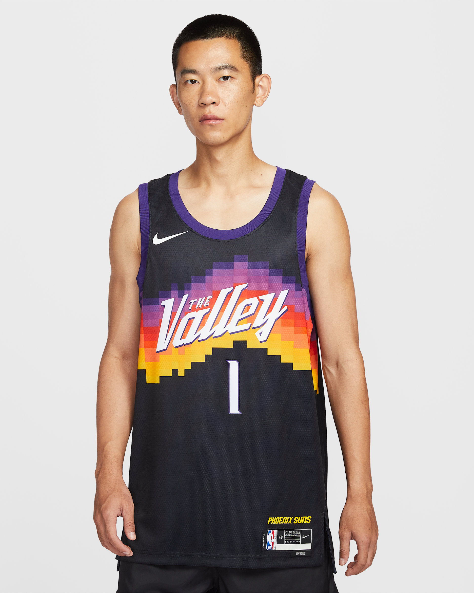 Devin Booker Phoenix Suns City Edition Nike NBA Swingman Trikot für Herren - Schwarz