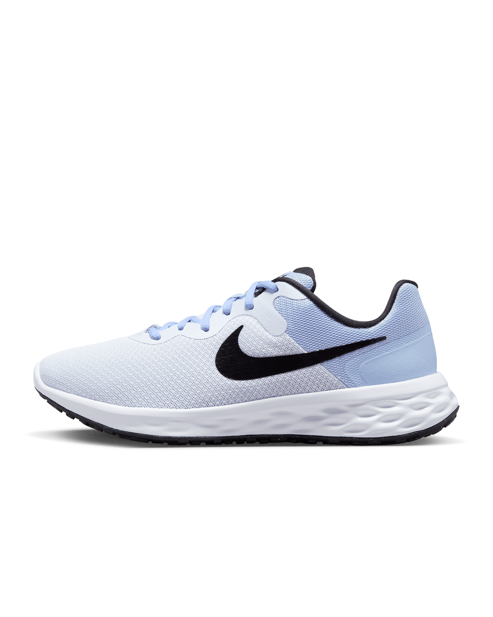 Nike Revolution 6 Men's Road Running Shoes - Football Grey/Cobalt Bliss/White/Black