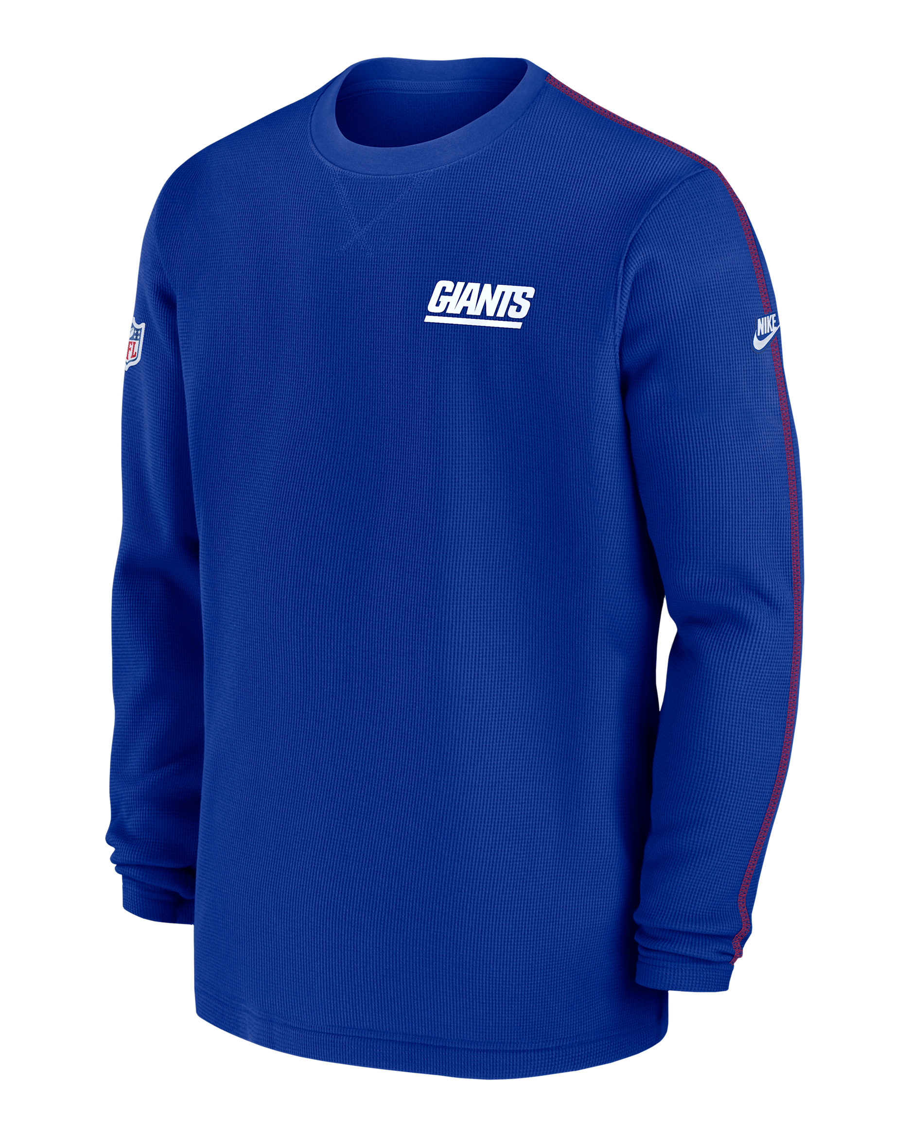 New York Giants Logo Coach Men’s Nike NFL Long-Sleeve Top - Royal
