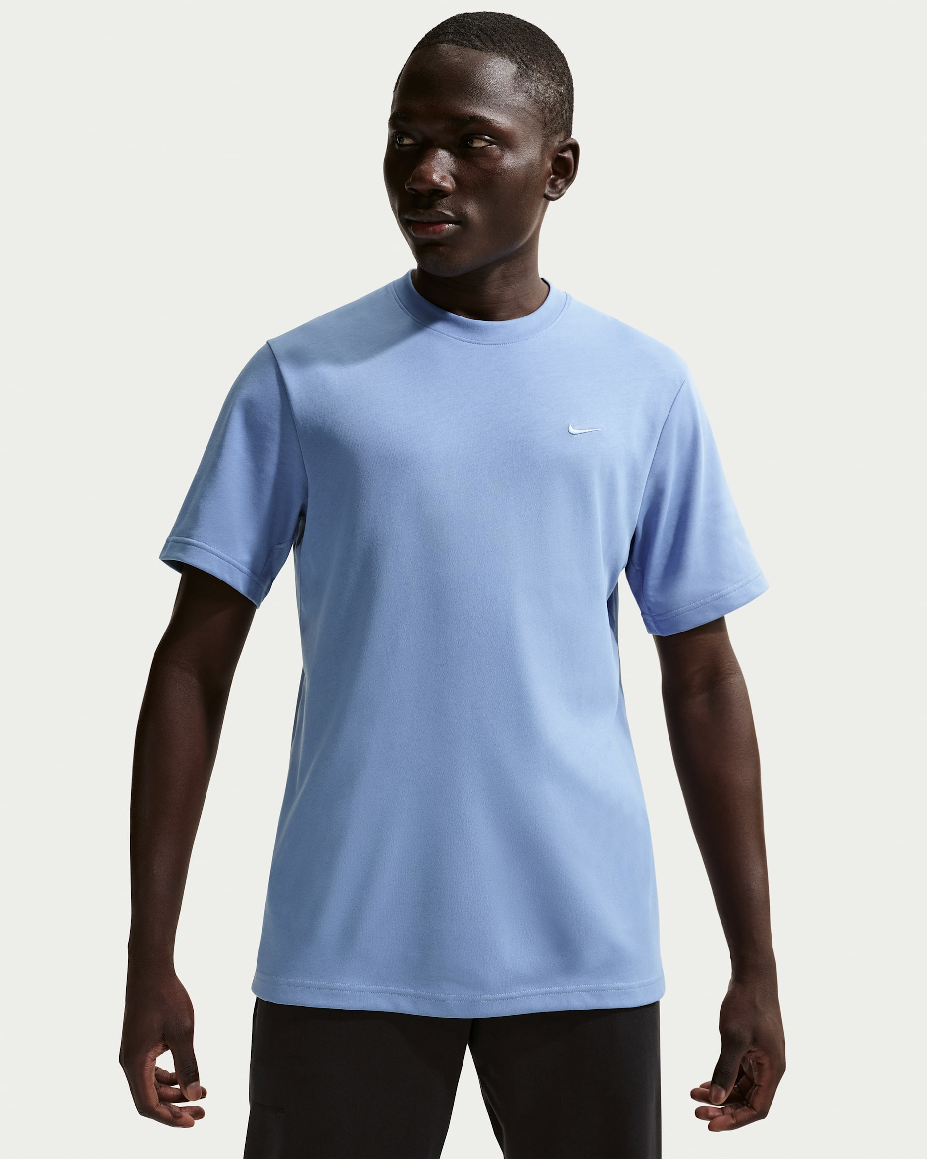 Nike Primary Men's Dri-FIT Short-Sleeve Versatile Top - Work Blue/Work Blue