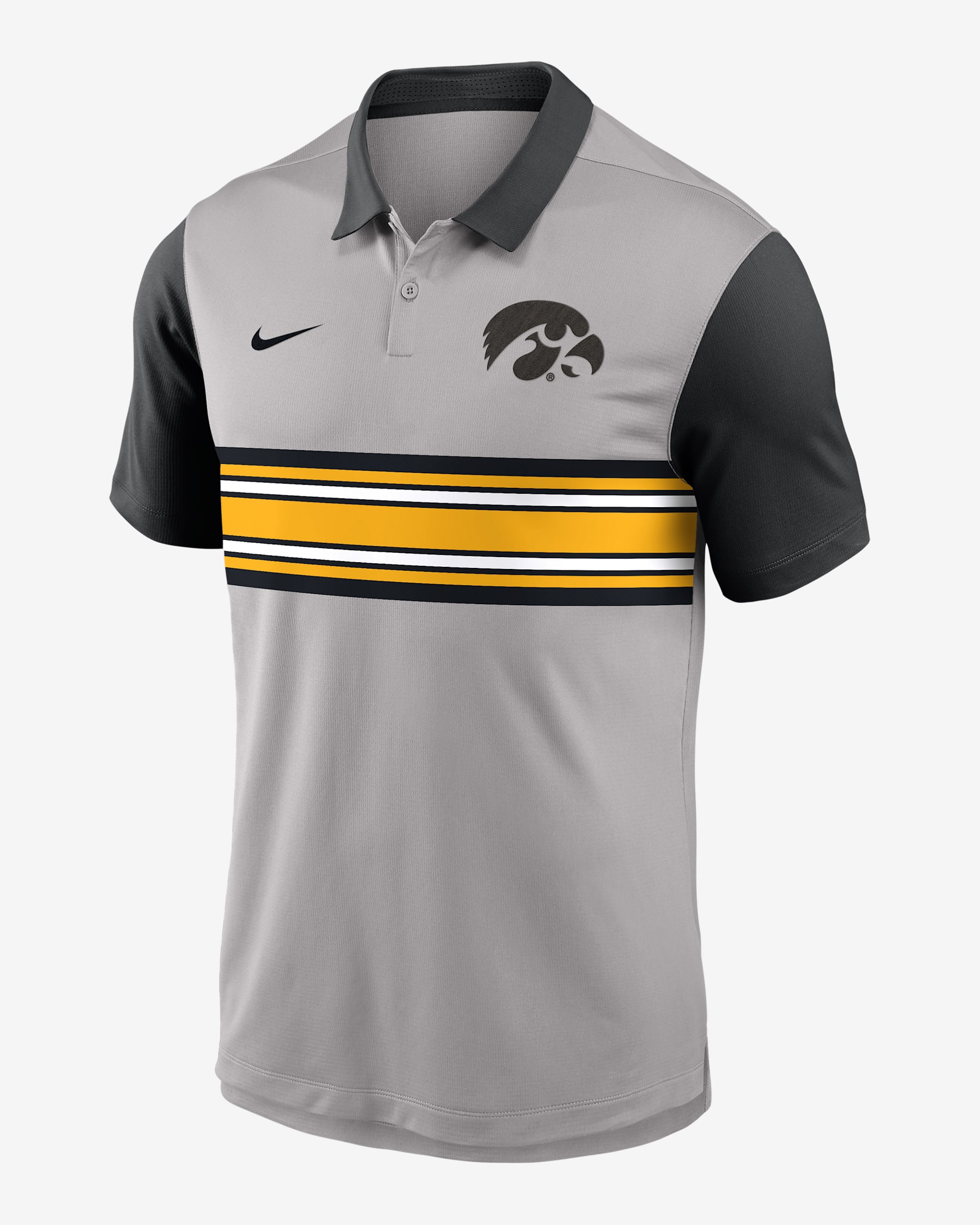 Iowa Vapor Men's Nike Dri-FIT College Polo - Grey