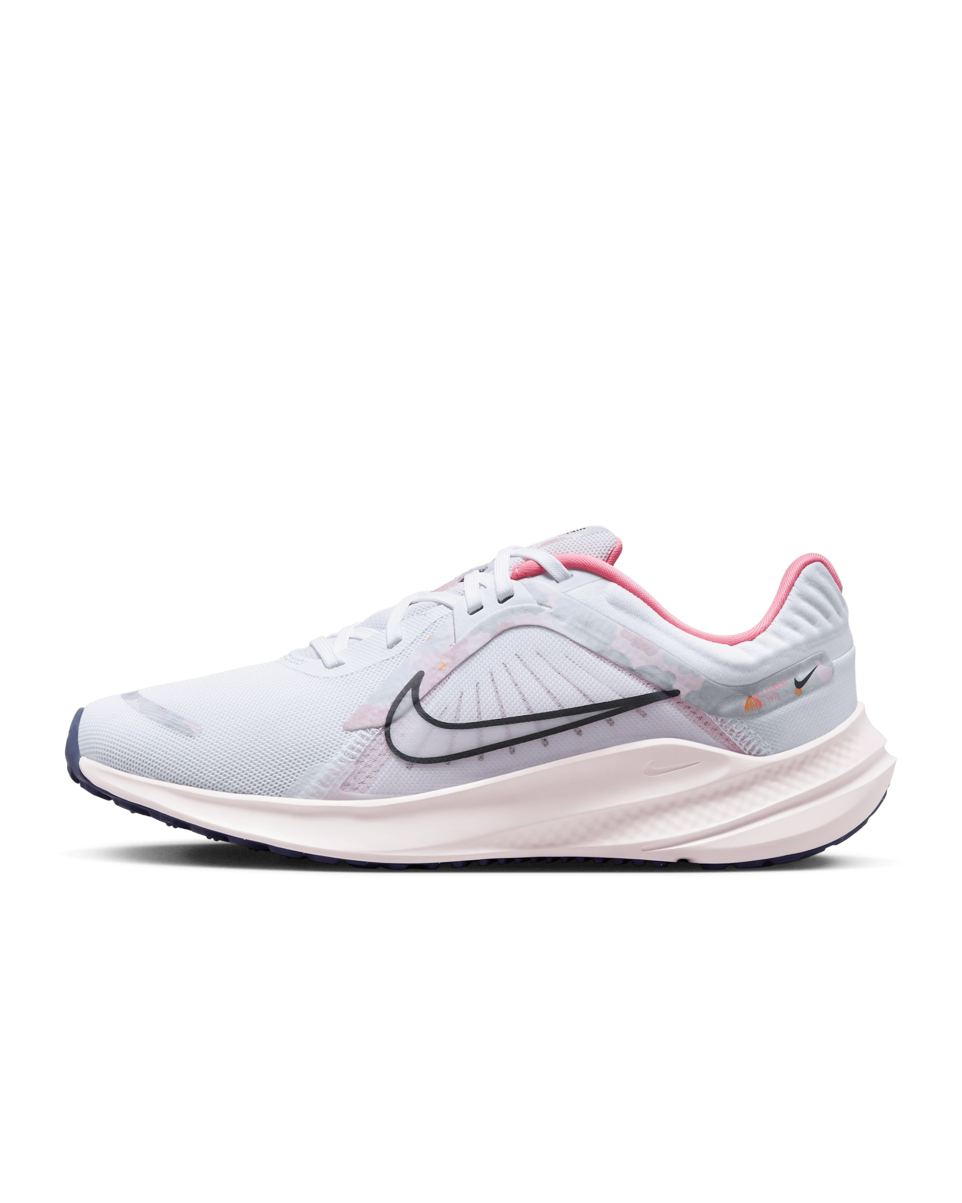 Nike Quest 5 Premium Women's Road Running Shoes - White/Pearl Pink/Coral Chalk/Midnight Navy