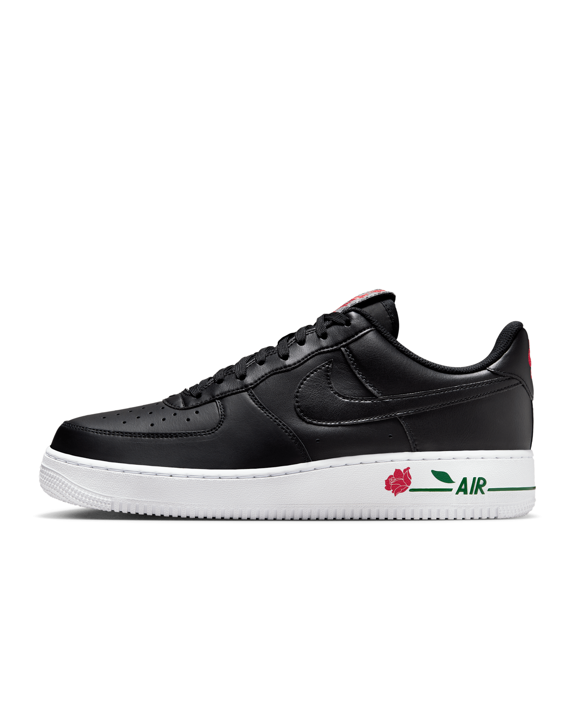 Tenis Nike Air Force 1 '07 LX - Negro/Blanco/Rojo universitario/Negro