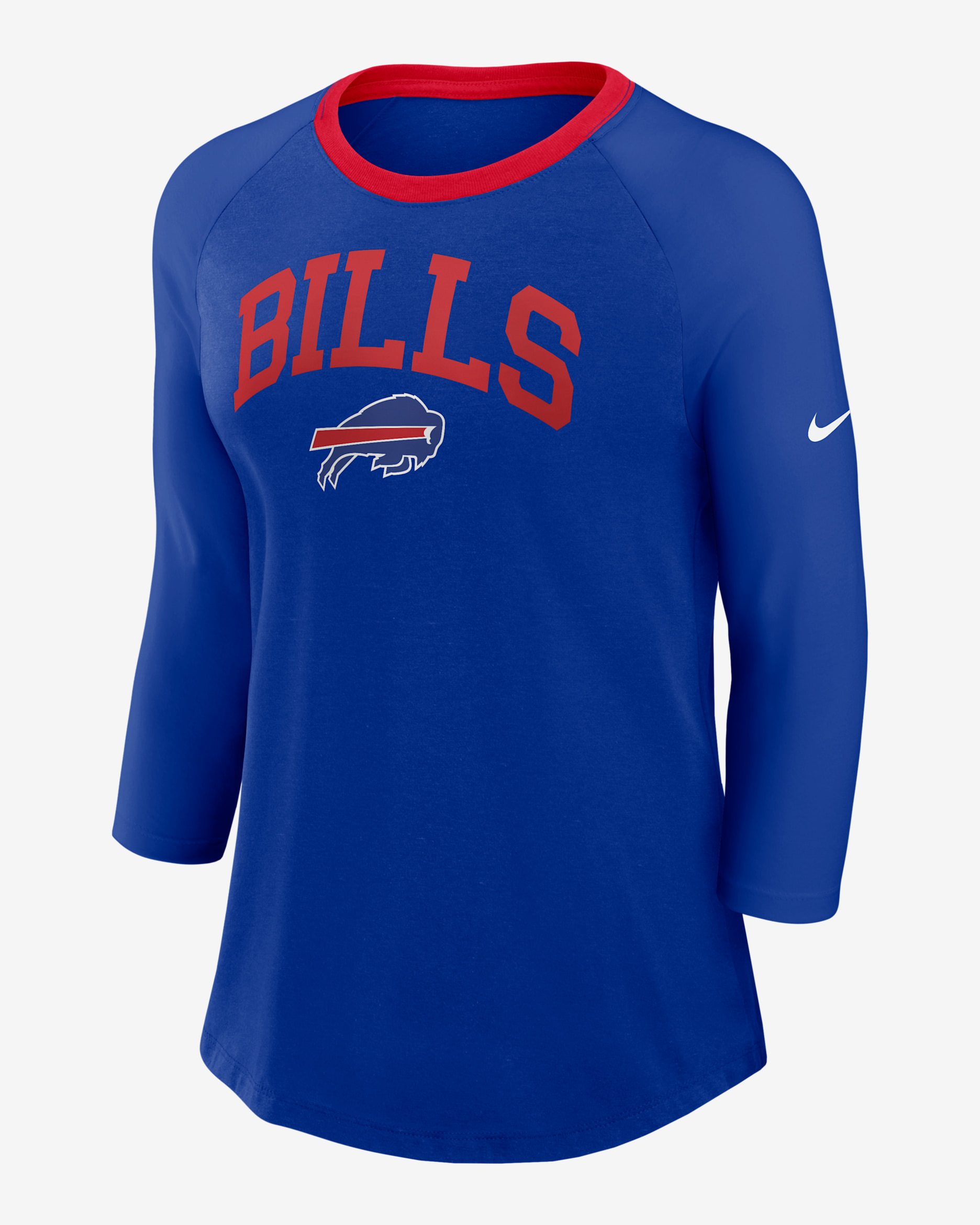 Buffalo Bills Women's Nike NFL 3/4-Sleeve T-Shirt - Royal