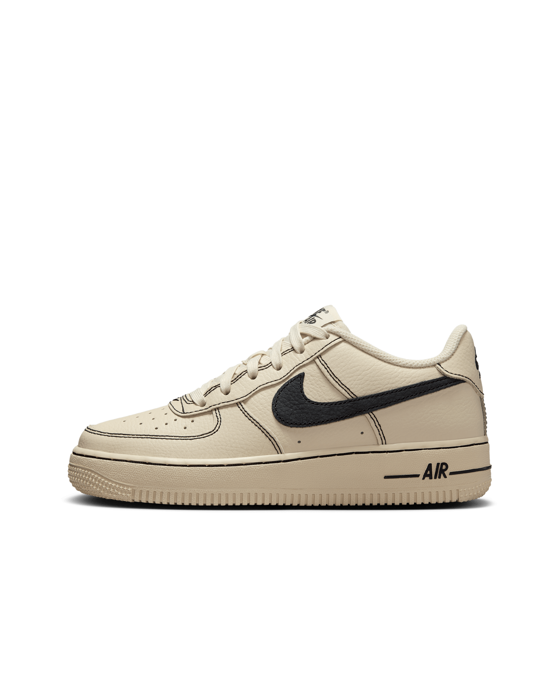 Tenis para niños grandes Nike Air Force 1 LV8 - Caqui claro/Negro