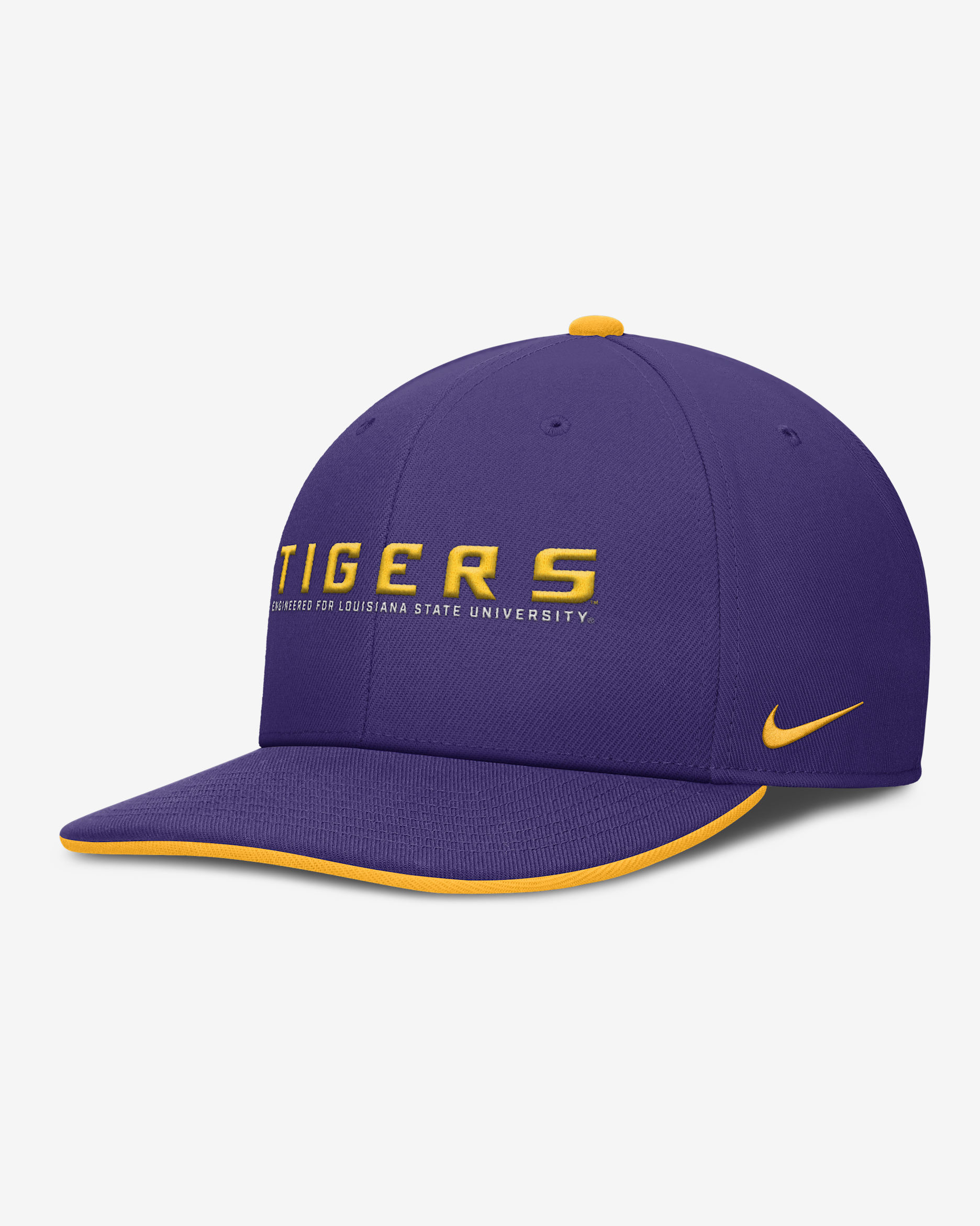 LSU On-Field Club Men's Nike Dri-FIT College Adjustable Hat - Purple