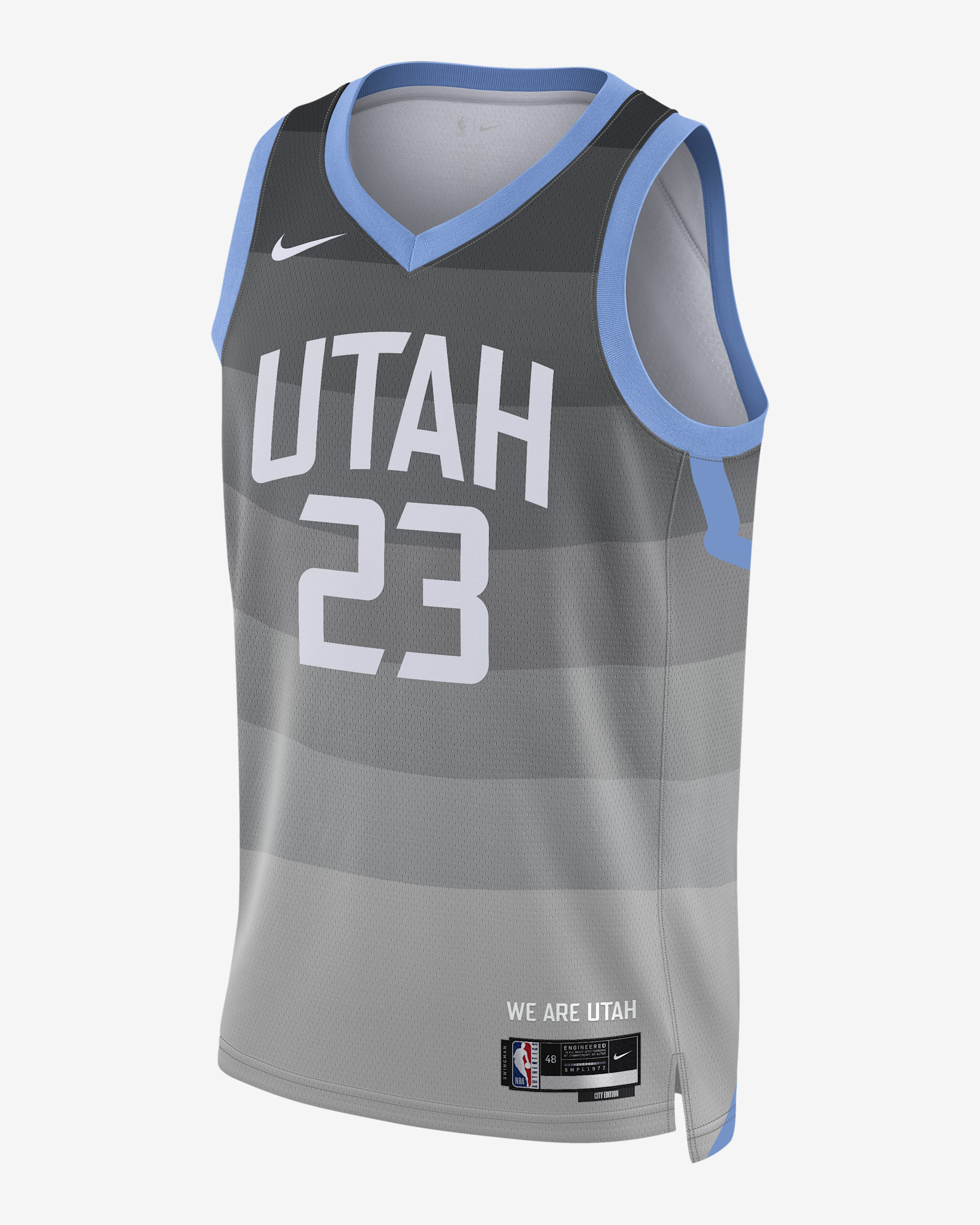 Lauri Markkanen Utah Jazz City Edition Men's Nike NBA Swingman Jersey - Black