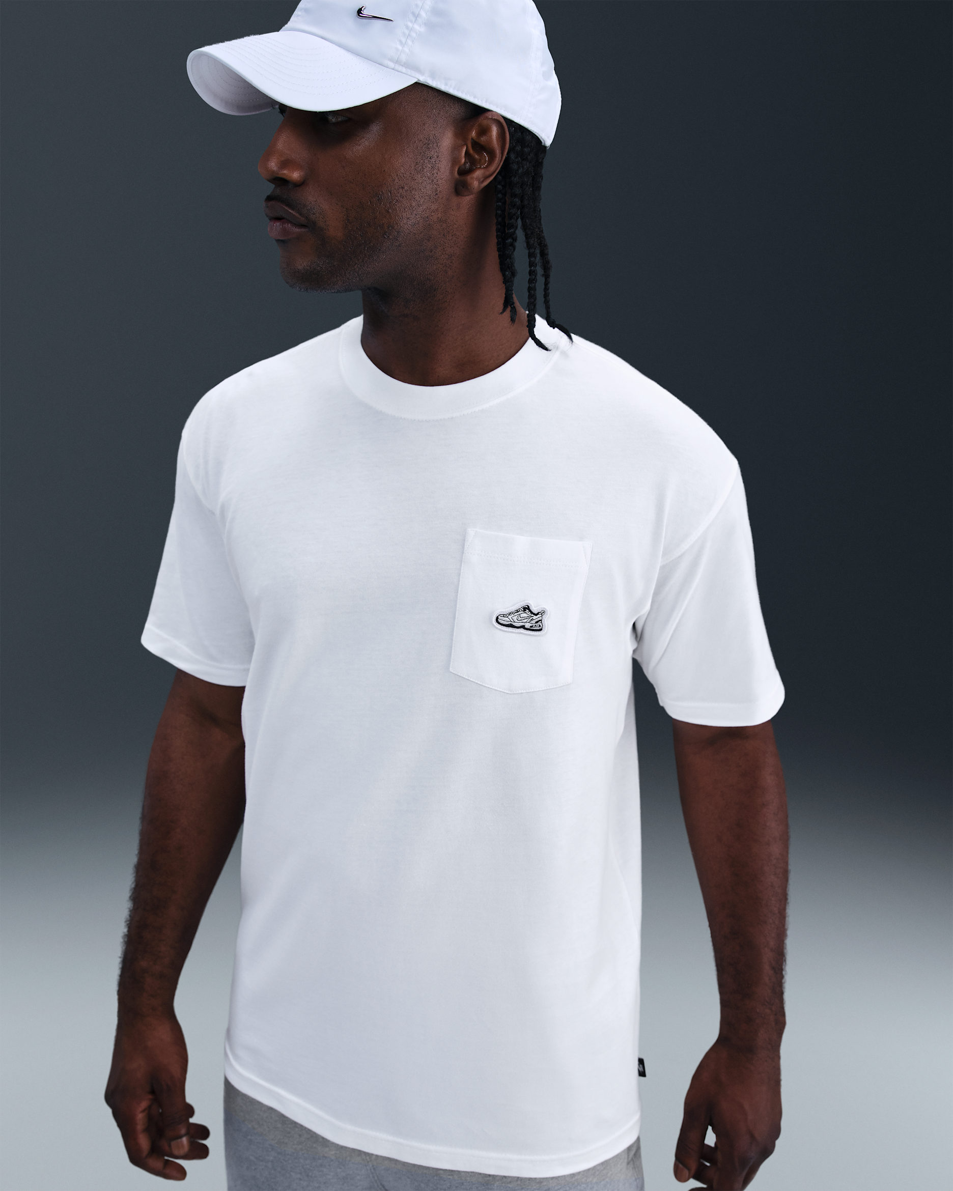 Playera para hombre Nike Sportswear Monarch - Blanco