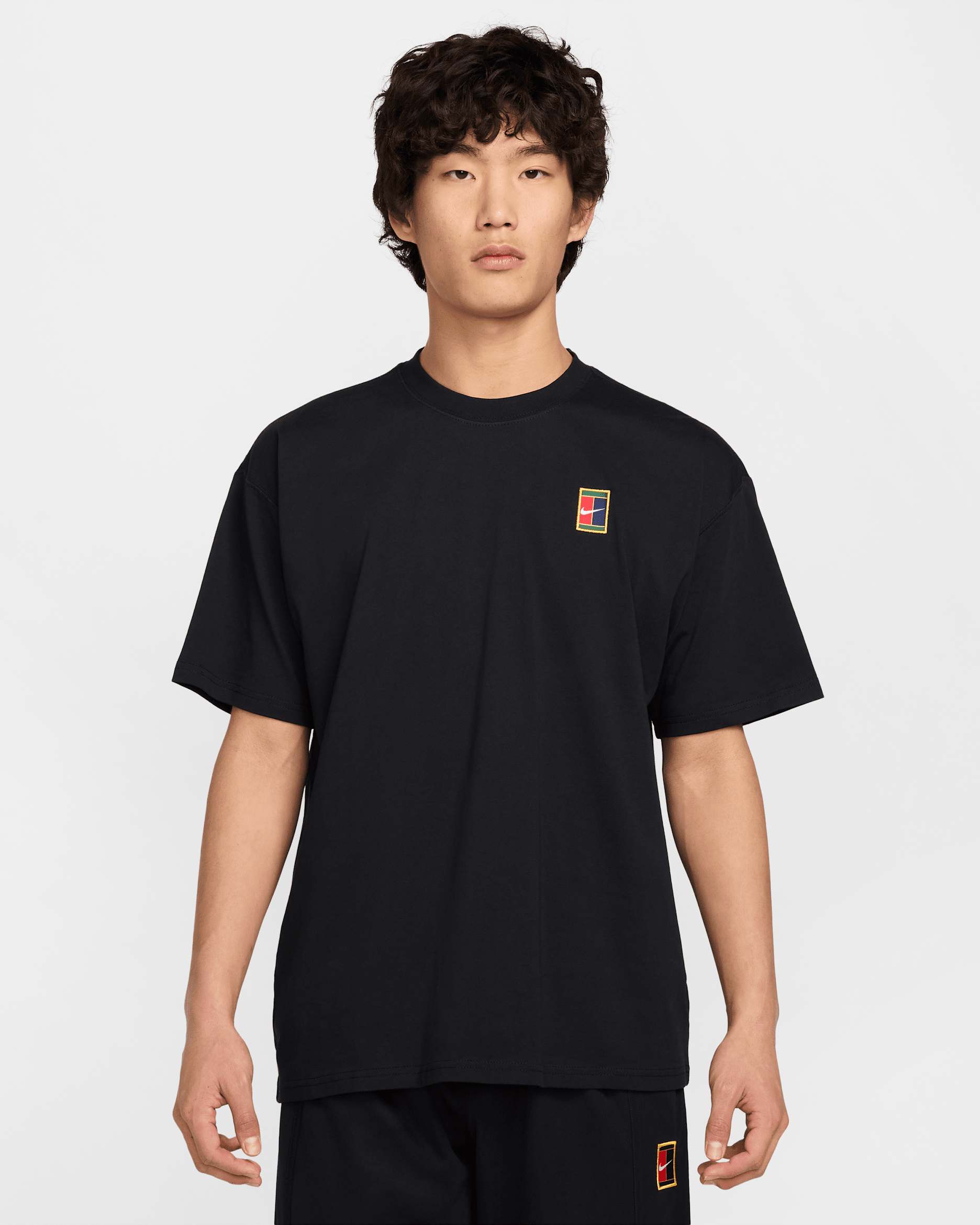 NikeCourt Men's Max90 Tennis T-Shirt - Black