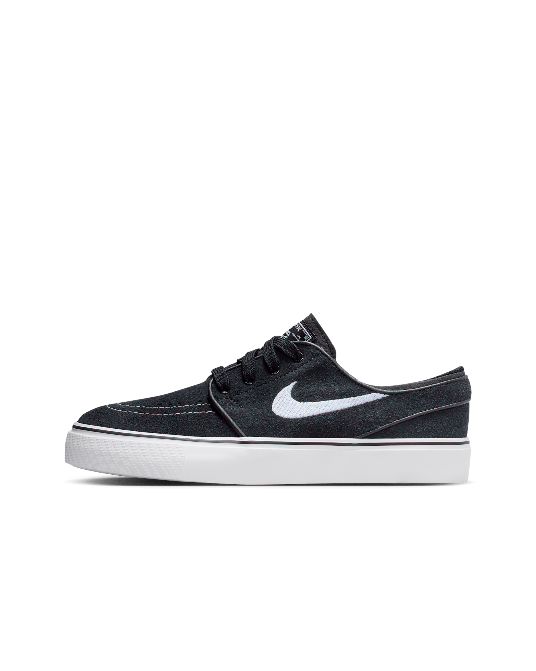 Nike SB Stefan Janoski Big Kids' Skate Shoes - Black/Black/White/White