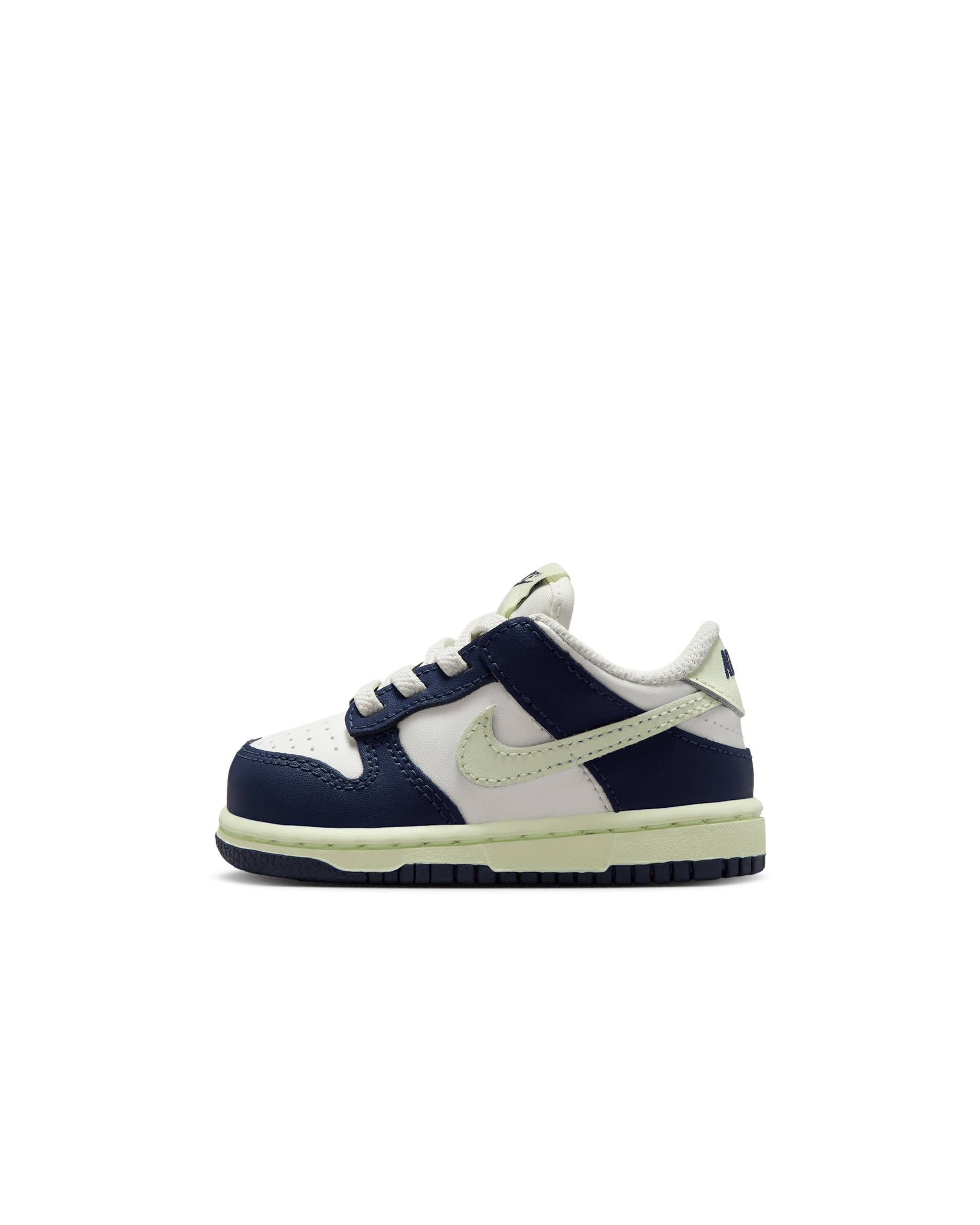 Nike Dunk Low Baby/Toddler Shoes - Sail/Midnight Navy/Volt Tint/Volt Tint