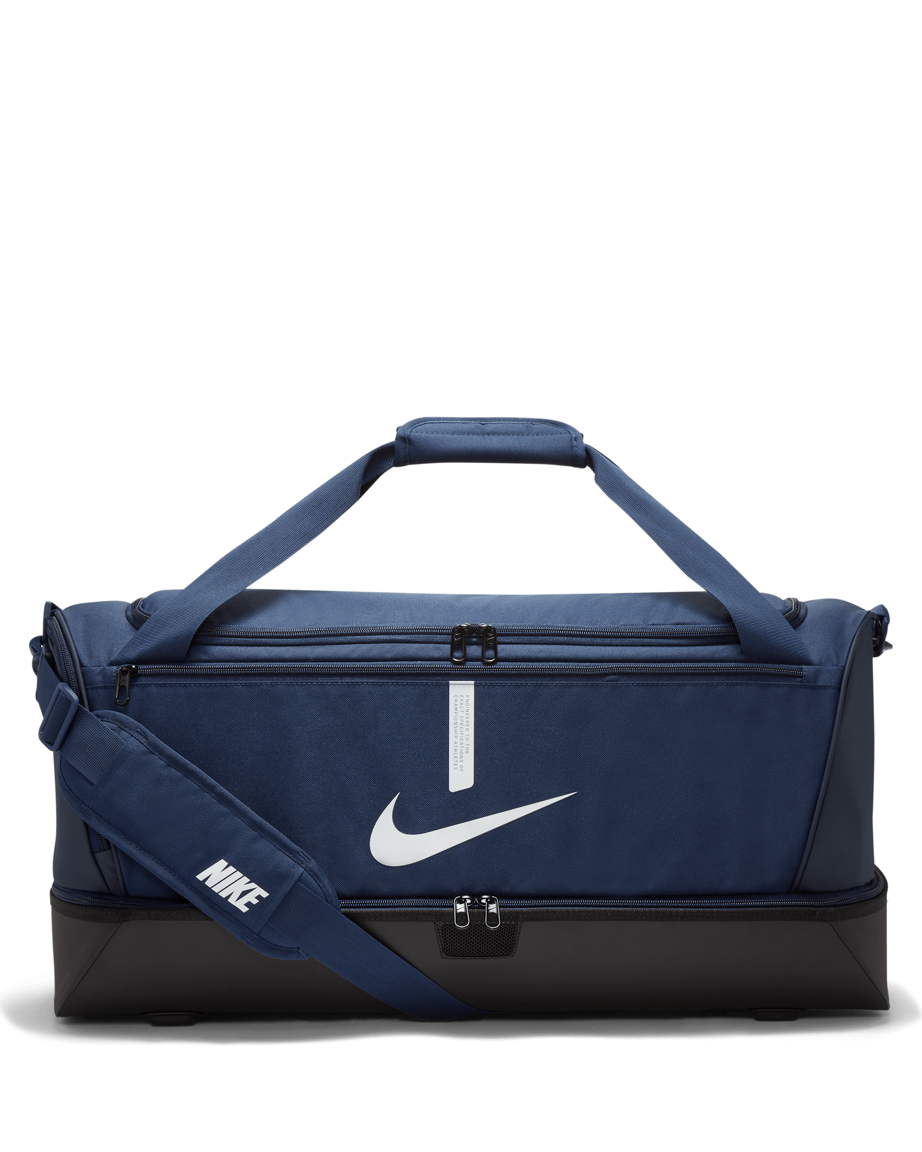 Fotbollsväska Nike Academy Team Hardcase (stor, 59L) - Midnight Navy/Svart/Vit