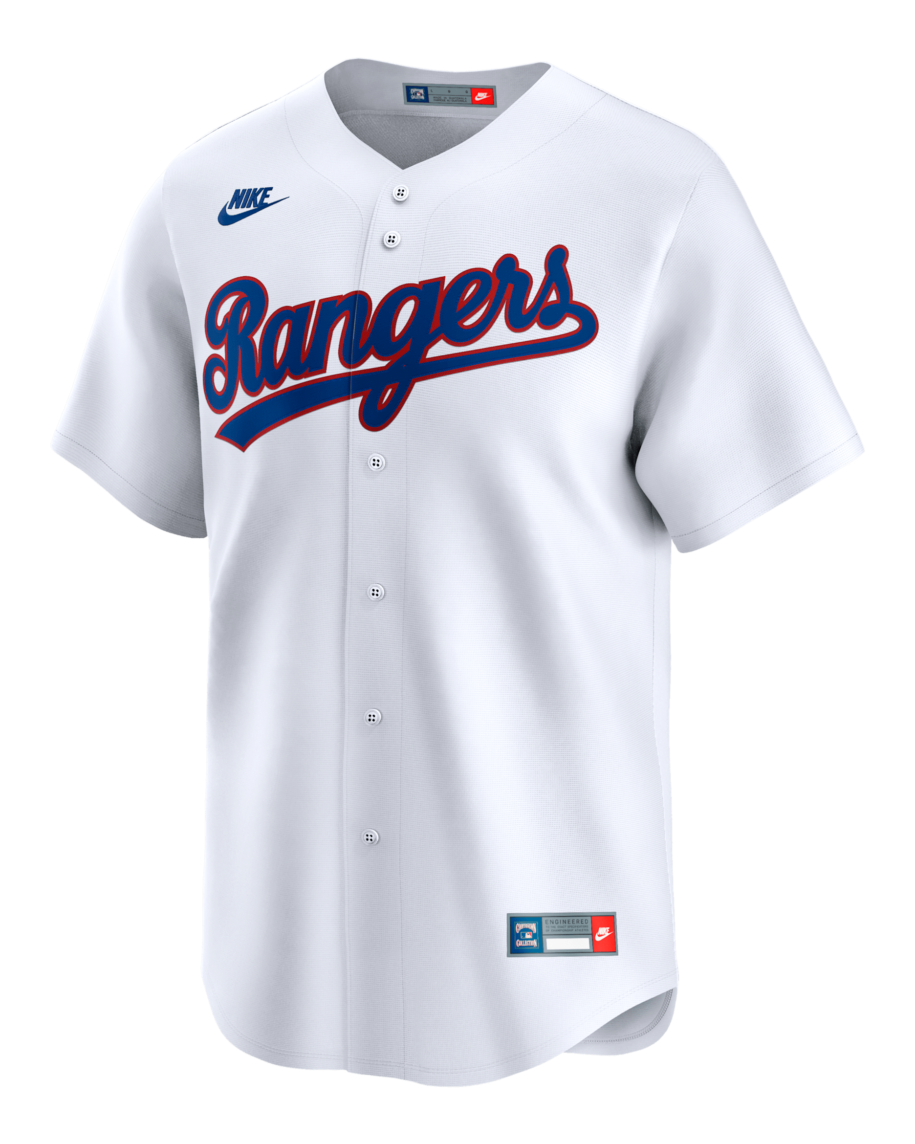 Texas Rangers Cooperstown Men's Nike Dri-FIT ADV MLB Limited Jersey - White