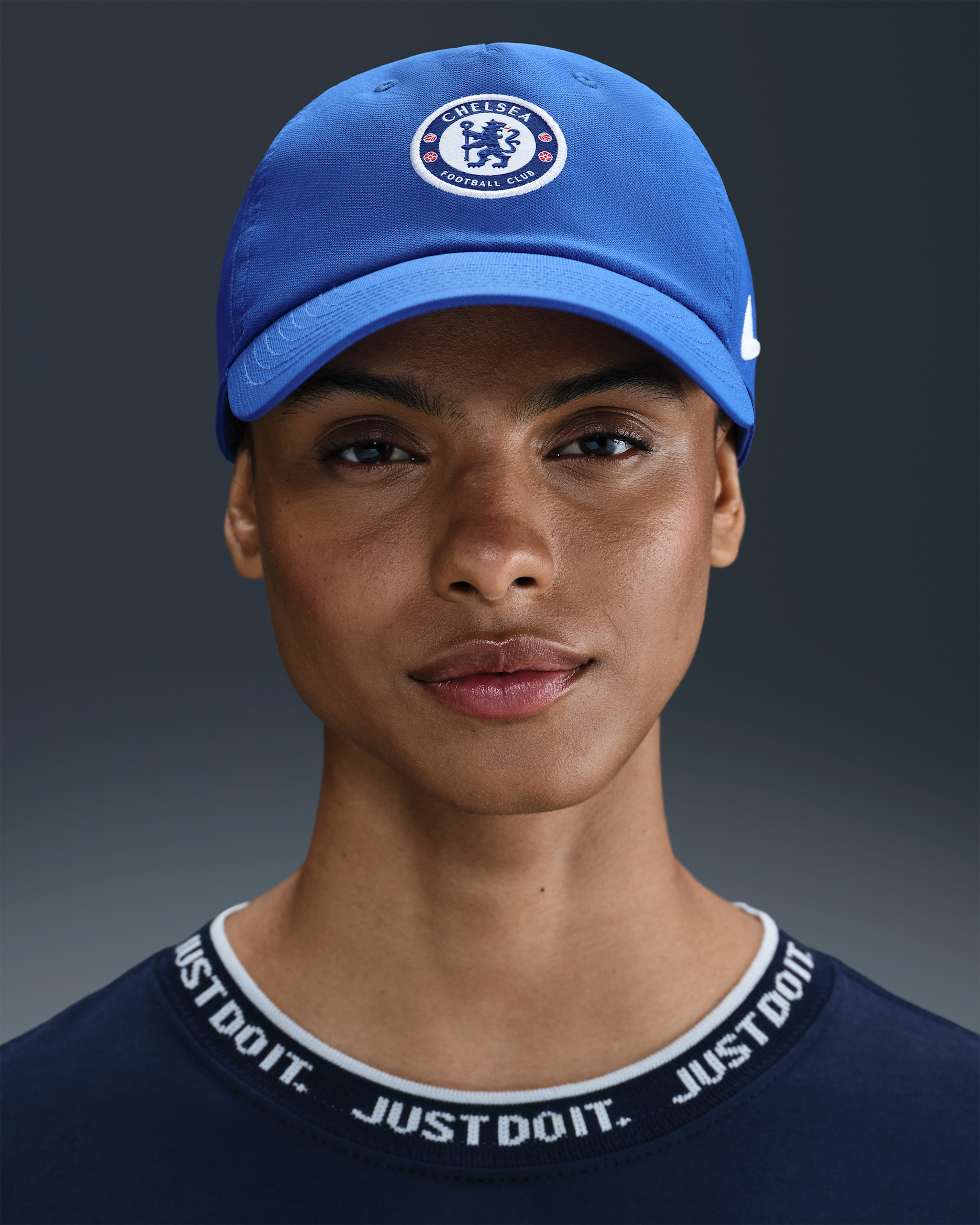 Chelsea F.C. Club Nike Soccer puha sapka - Game Royal/Fehér