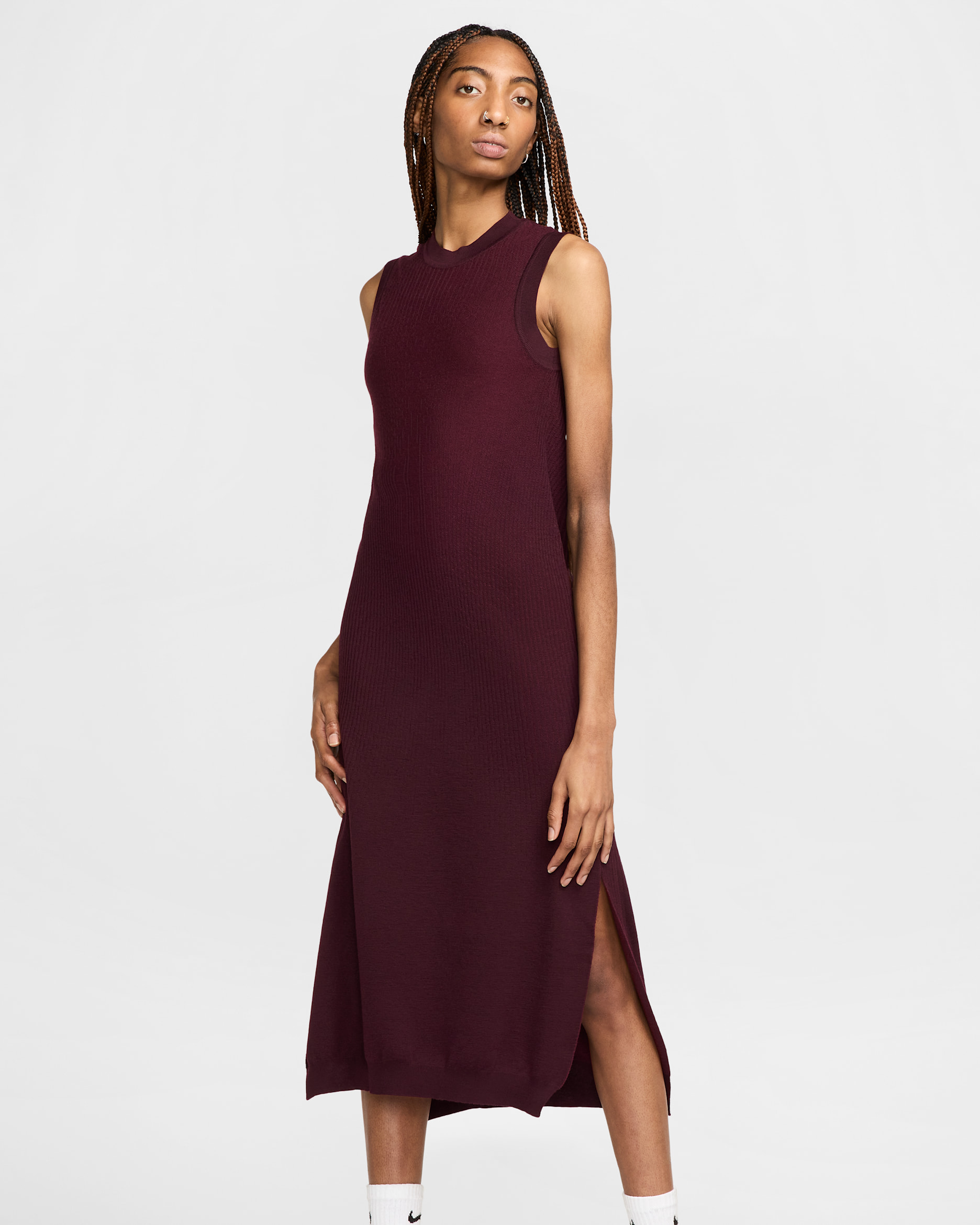 ナイキ Every Stitch Considered ウィメンズ ニット ドレス - スモーキーモーブ