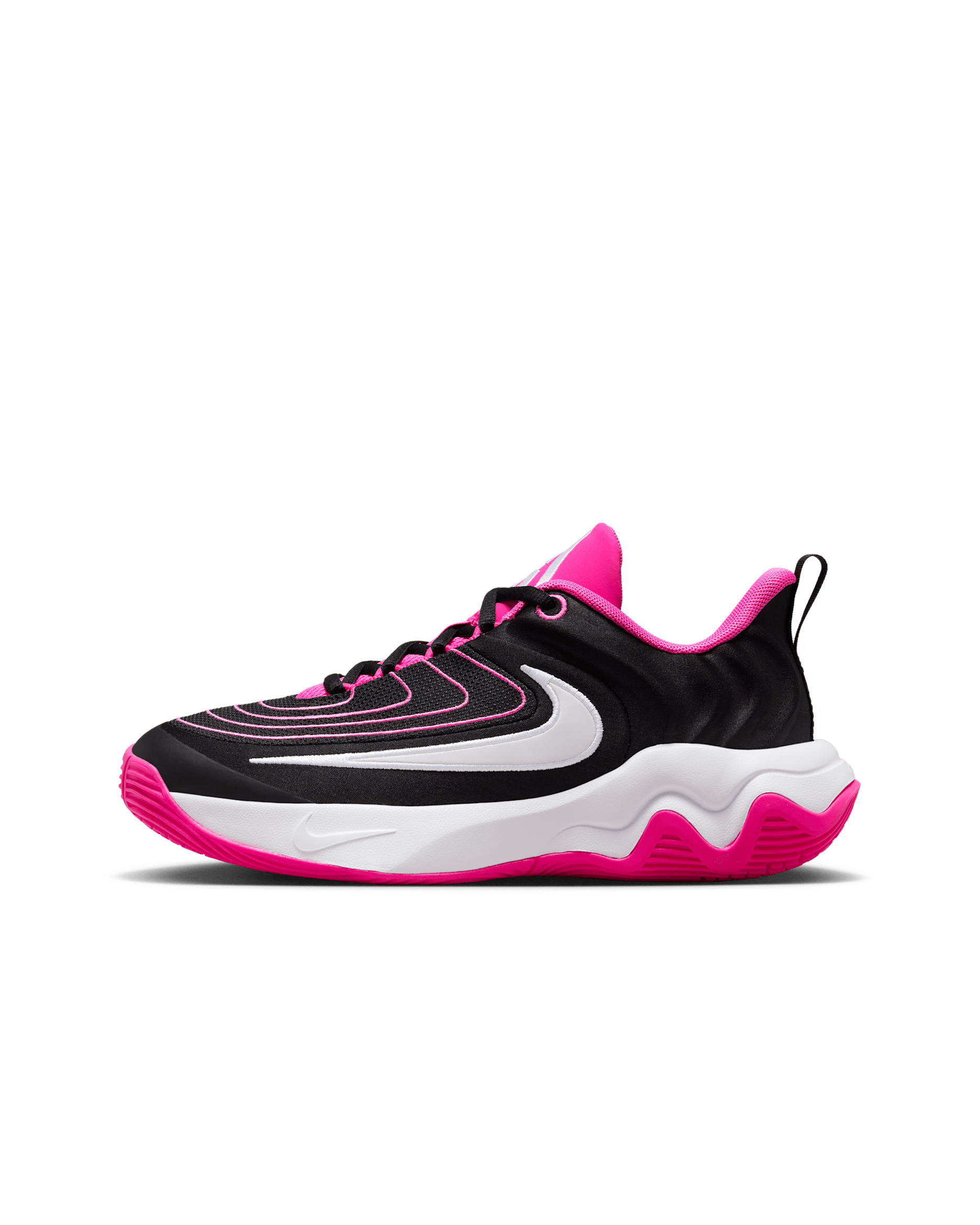 Giannis Immortality 4 Big Kids' Basketball Shoes - Black/Laser Fuchsia/White