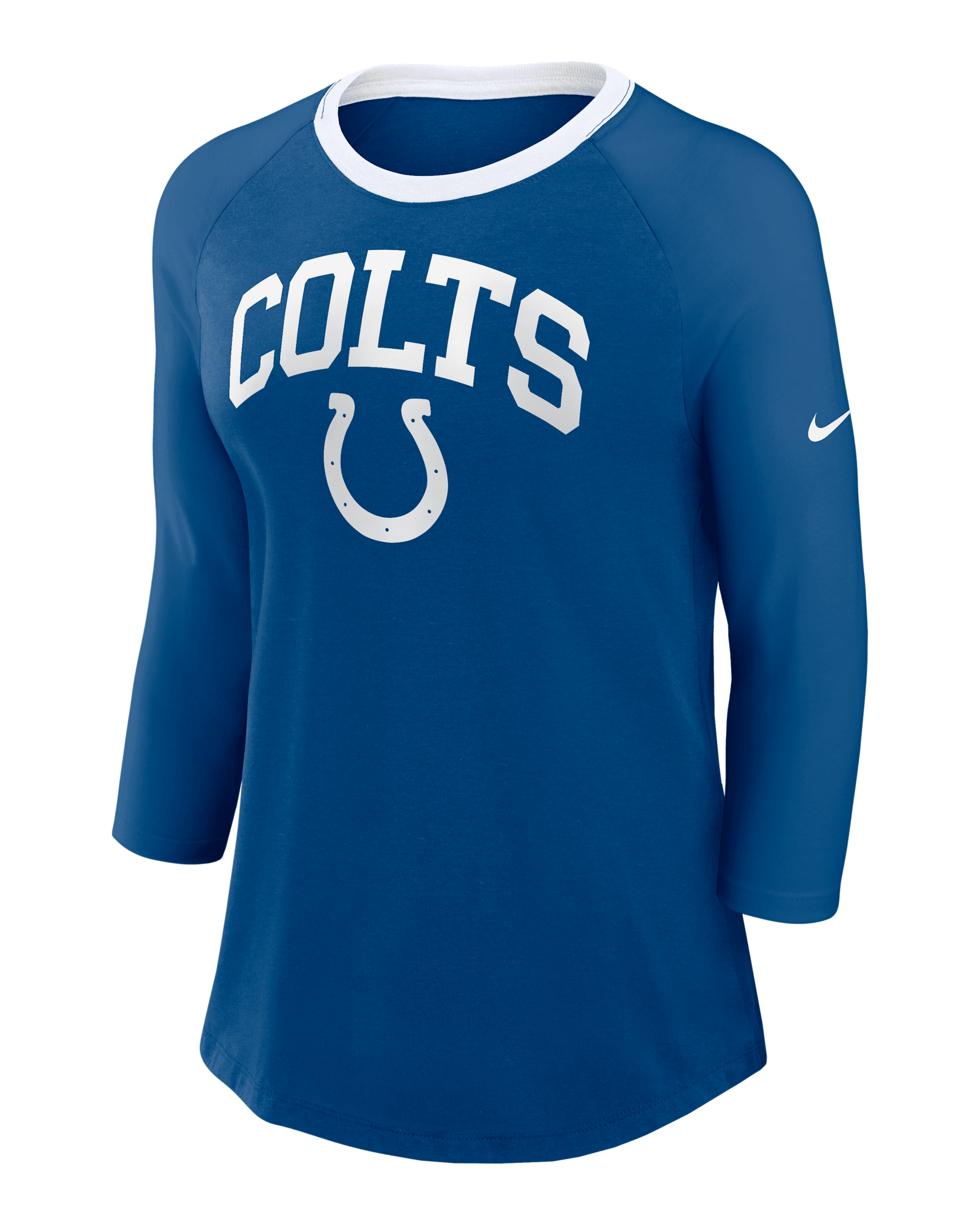 Playera de manga ¾ Nike de la NFL para mujer Indianapolis Colts - Royal