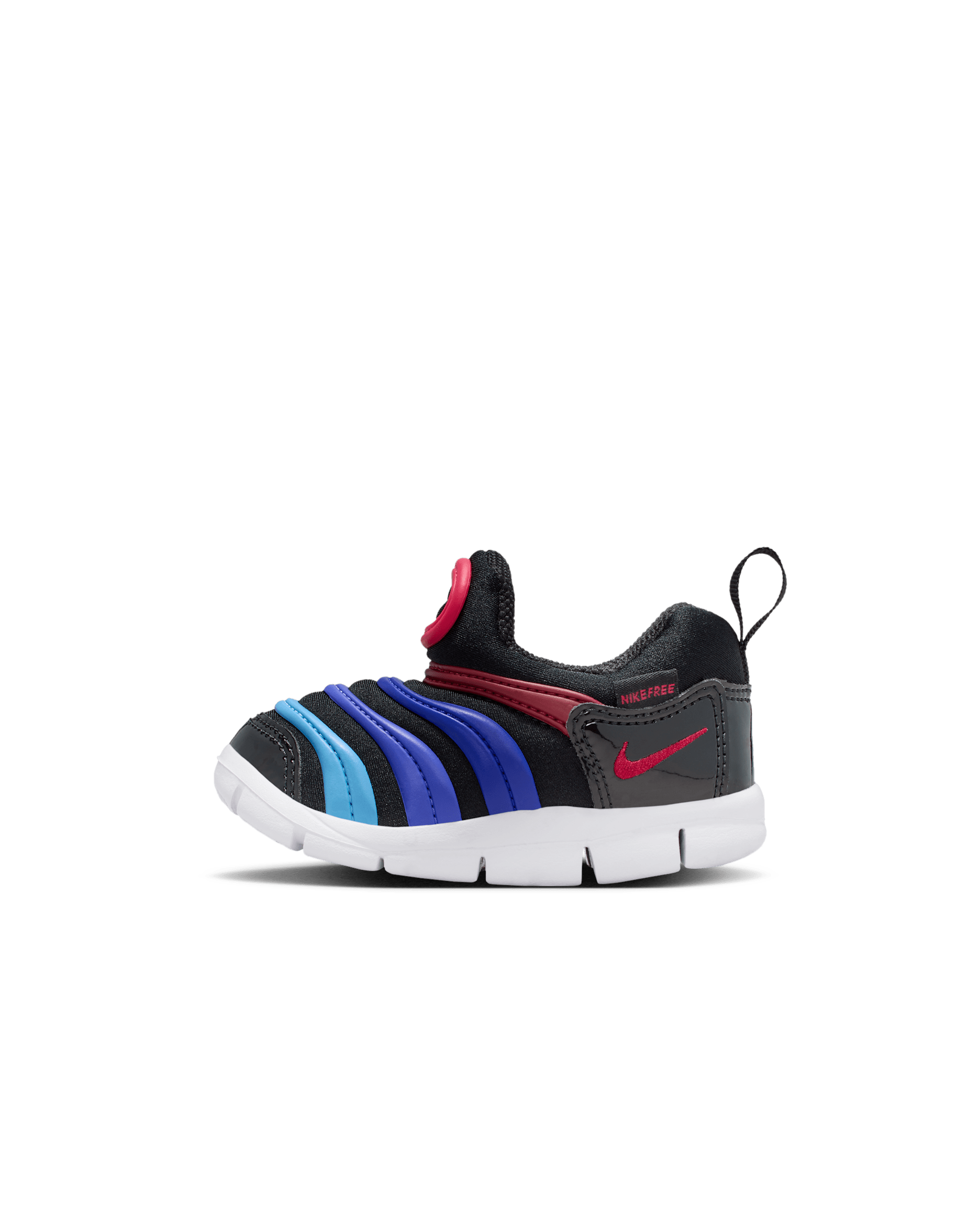 ナイキ ダイナモ フリー ベビーシューズ - ブラック/ユニバーシティブルー/ラッシュピンク/チームレッド